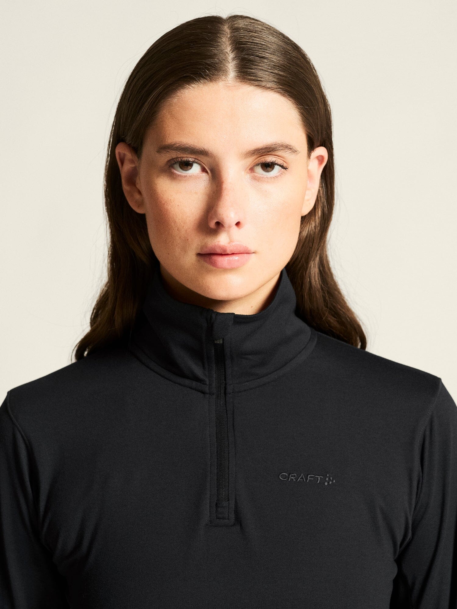 Women's Flow HZ LS - Black Melange - Image 3