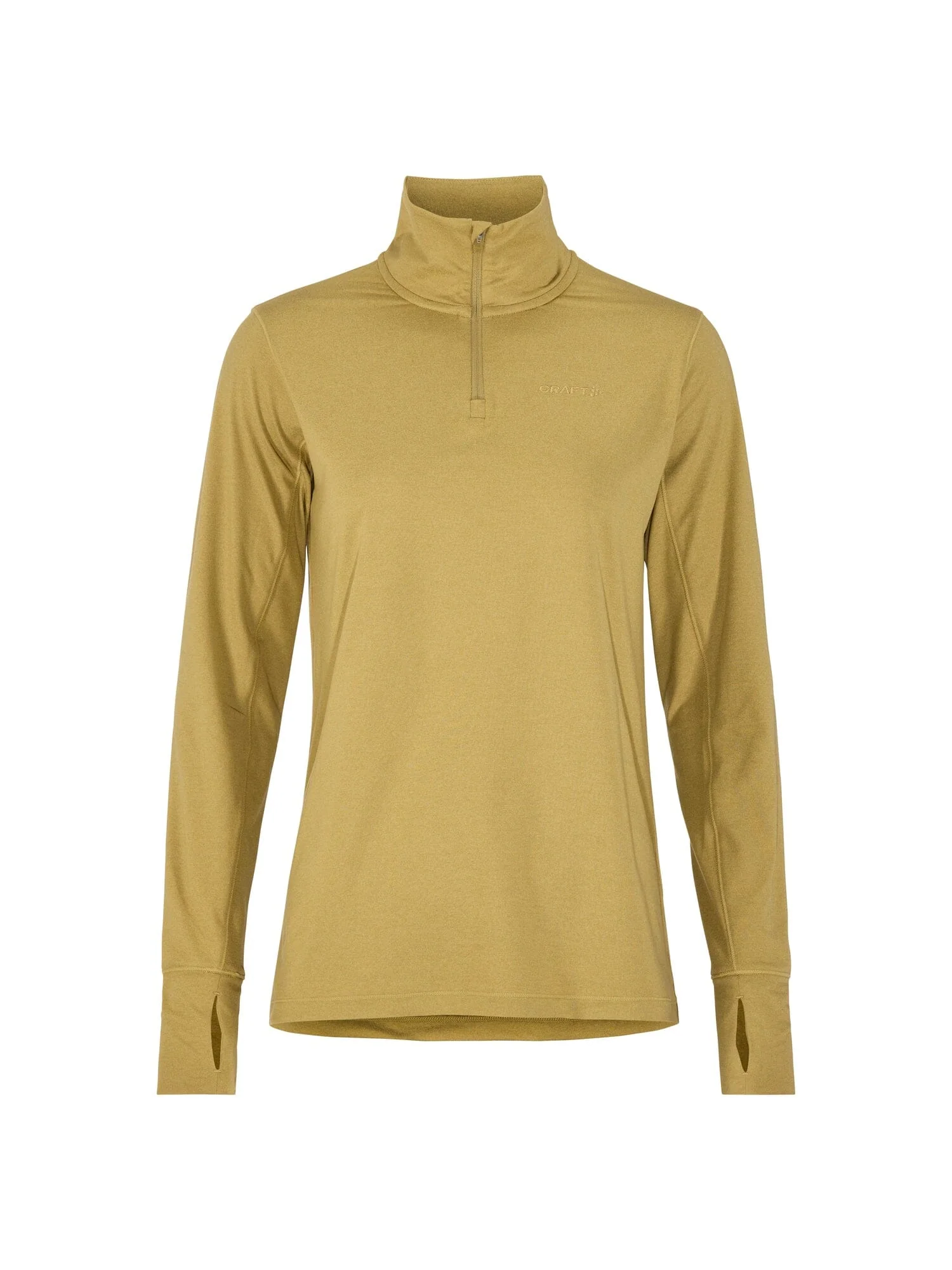 Women's Flow HZ LS - Khaki Melange - Image 8