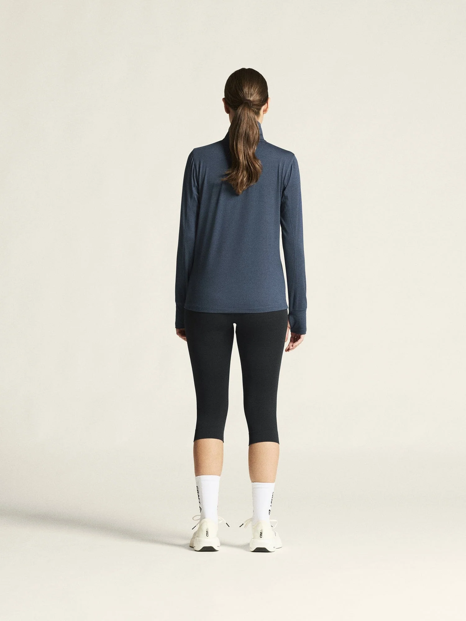 Women's Flow HZ LS - North/Melange - Image 6