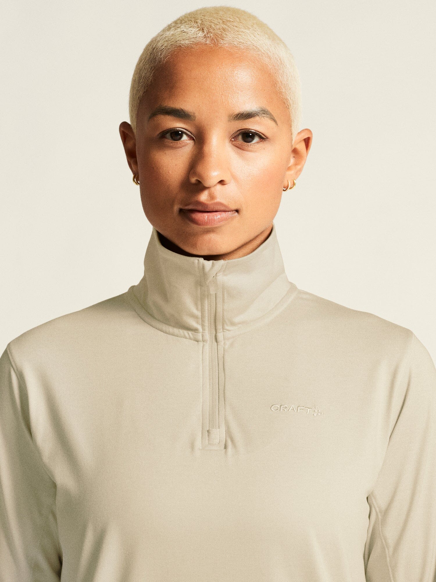 Women's Flow HZ LS - Plaster/Melange - Image 3