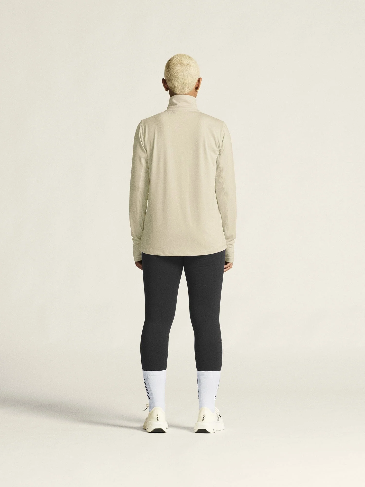 Women's Flow HZ LS - Plaster/Melange - Image 7