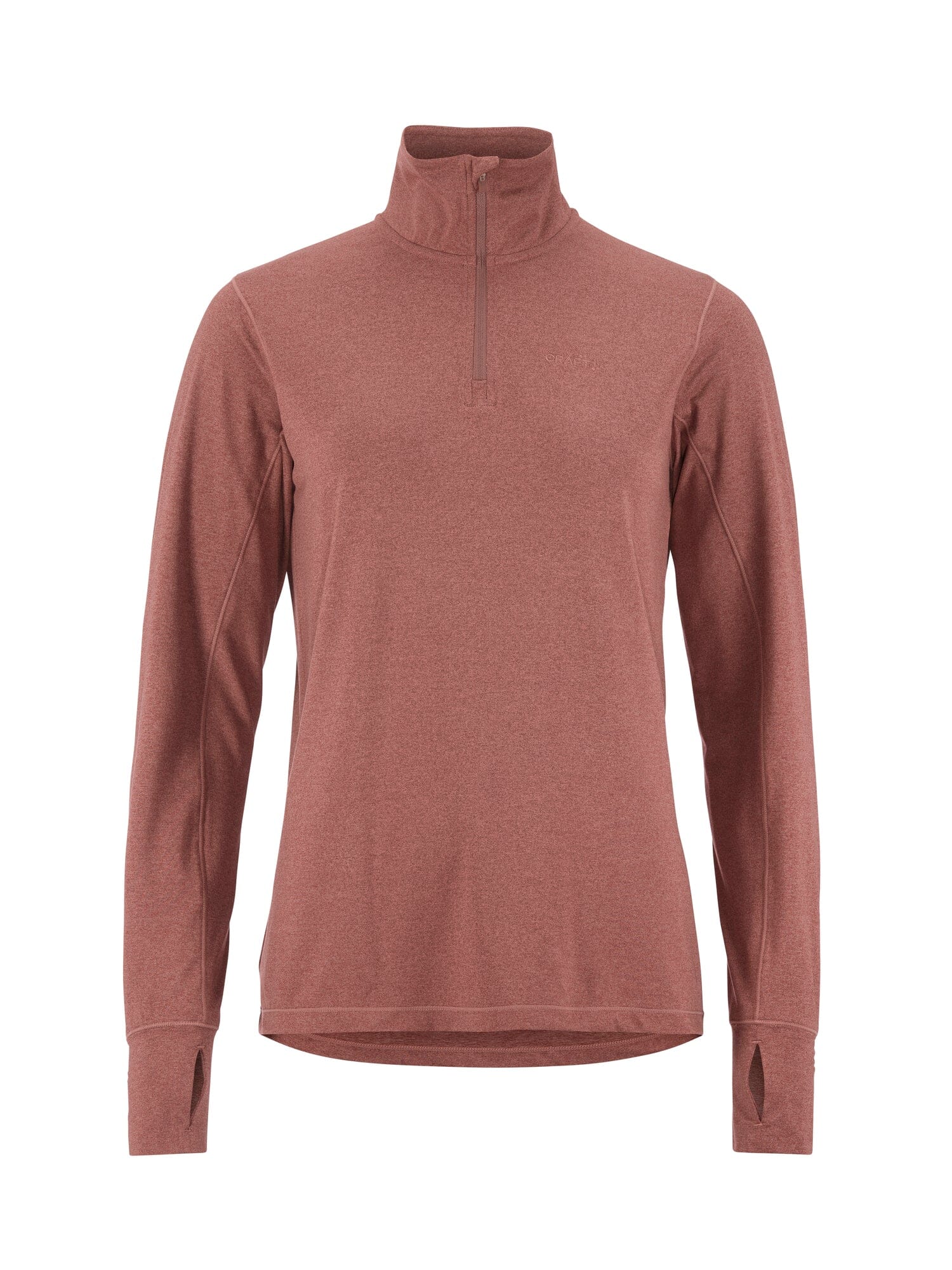 Women's Flow HZ LS - Rose Brown/Melange - Image 8