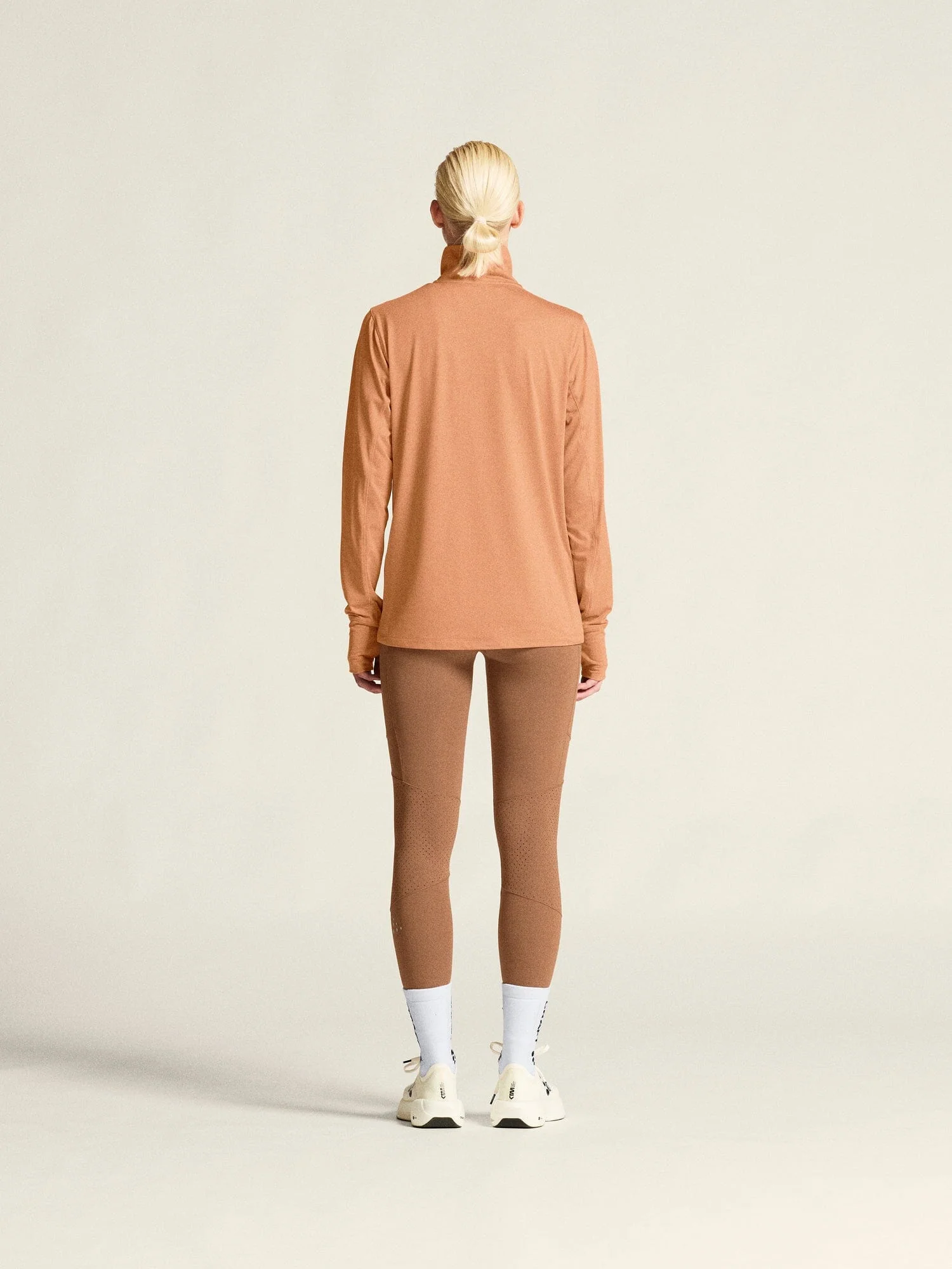 Women's Flow HZ LS - Syrup/Melange - Image 7