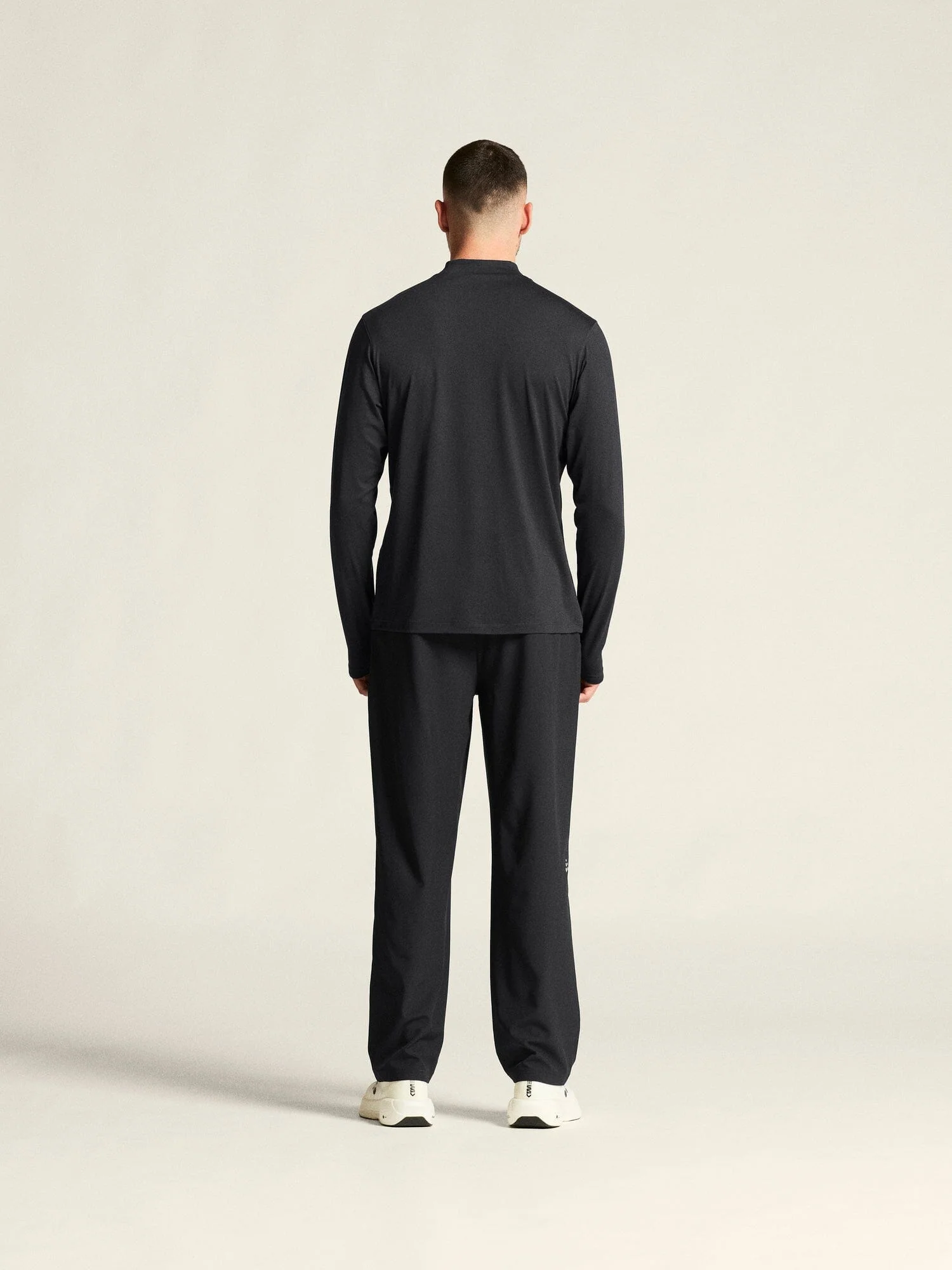 Men's Flow MN Longsleeve - Black Melange - Image 6