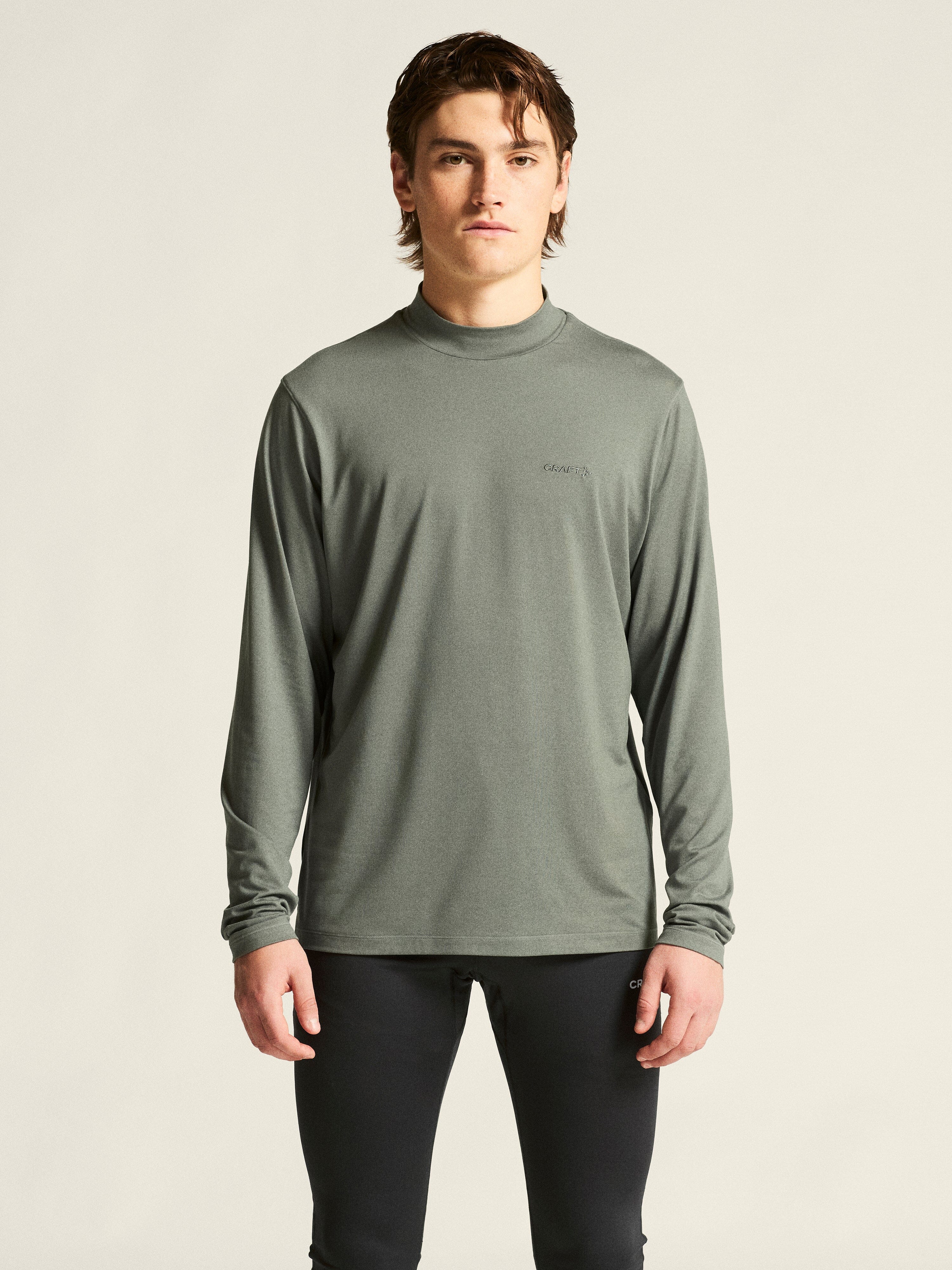 Women's Flow MN Longsleeve - Leaf/Melange - Image 2