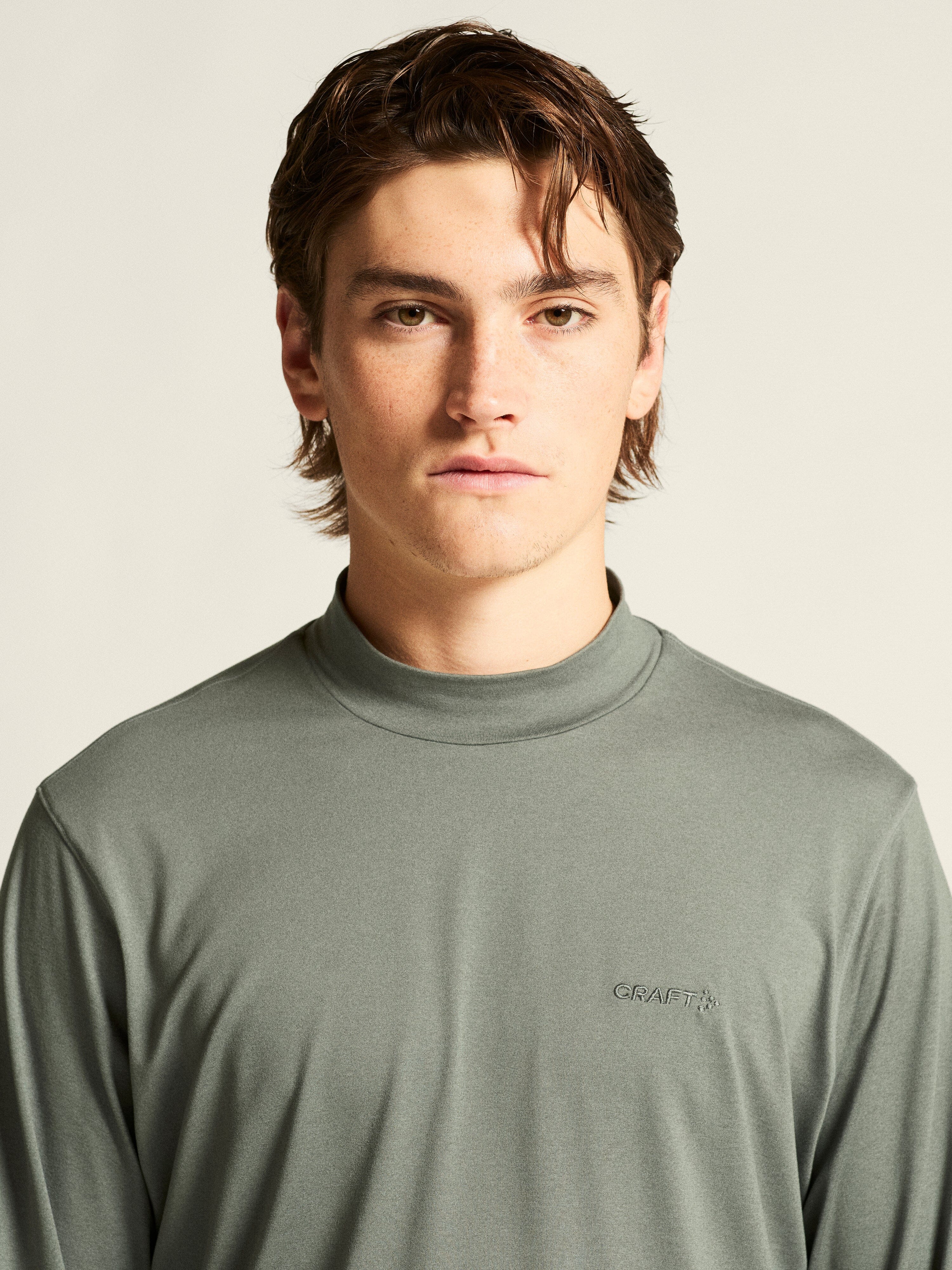 Women's Flow MN Longsleeve - Leaf/Melange - Image 3
