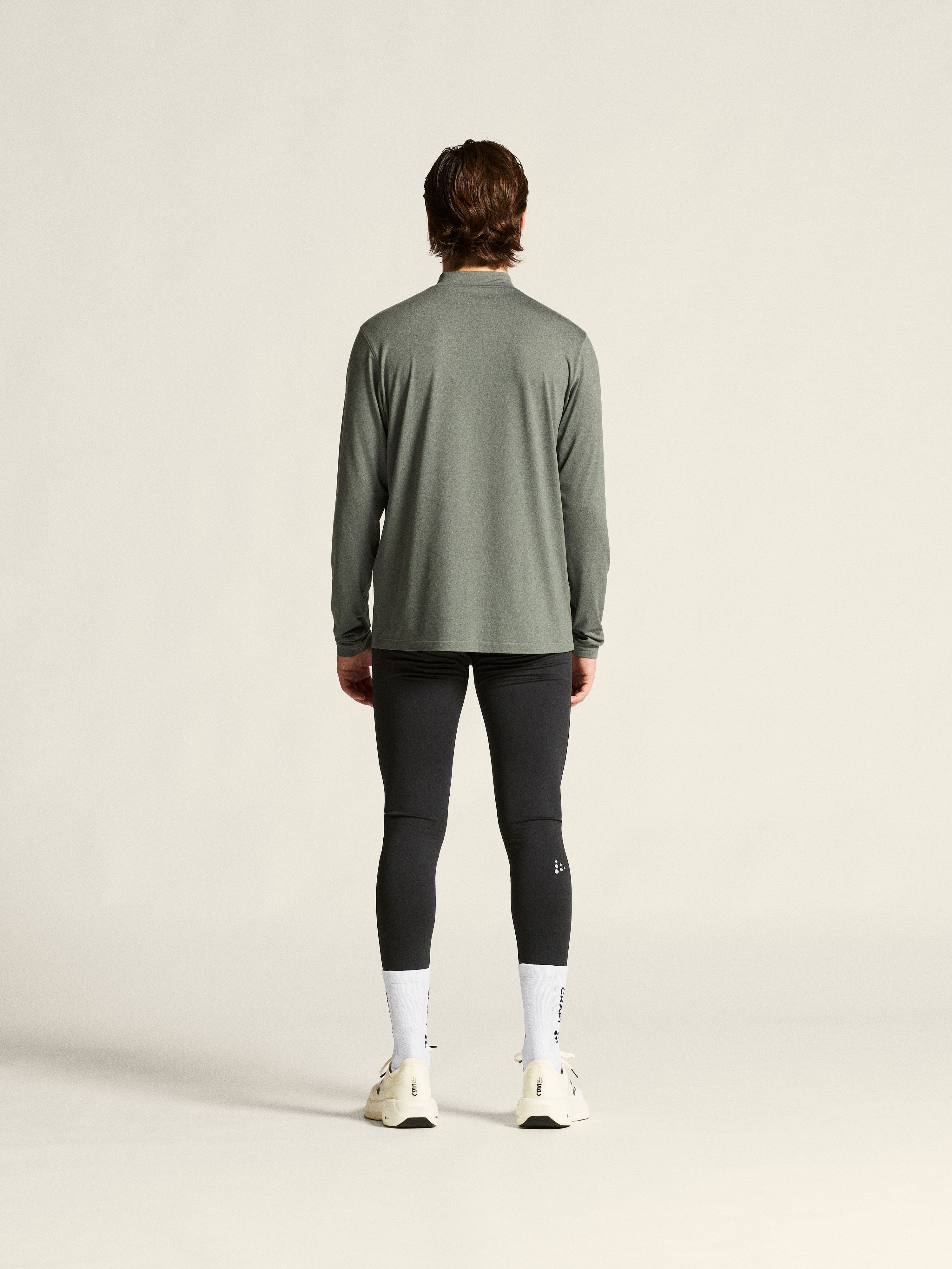 Women's Flow MN Longsleeve - Leaf/Melange - Image 6