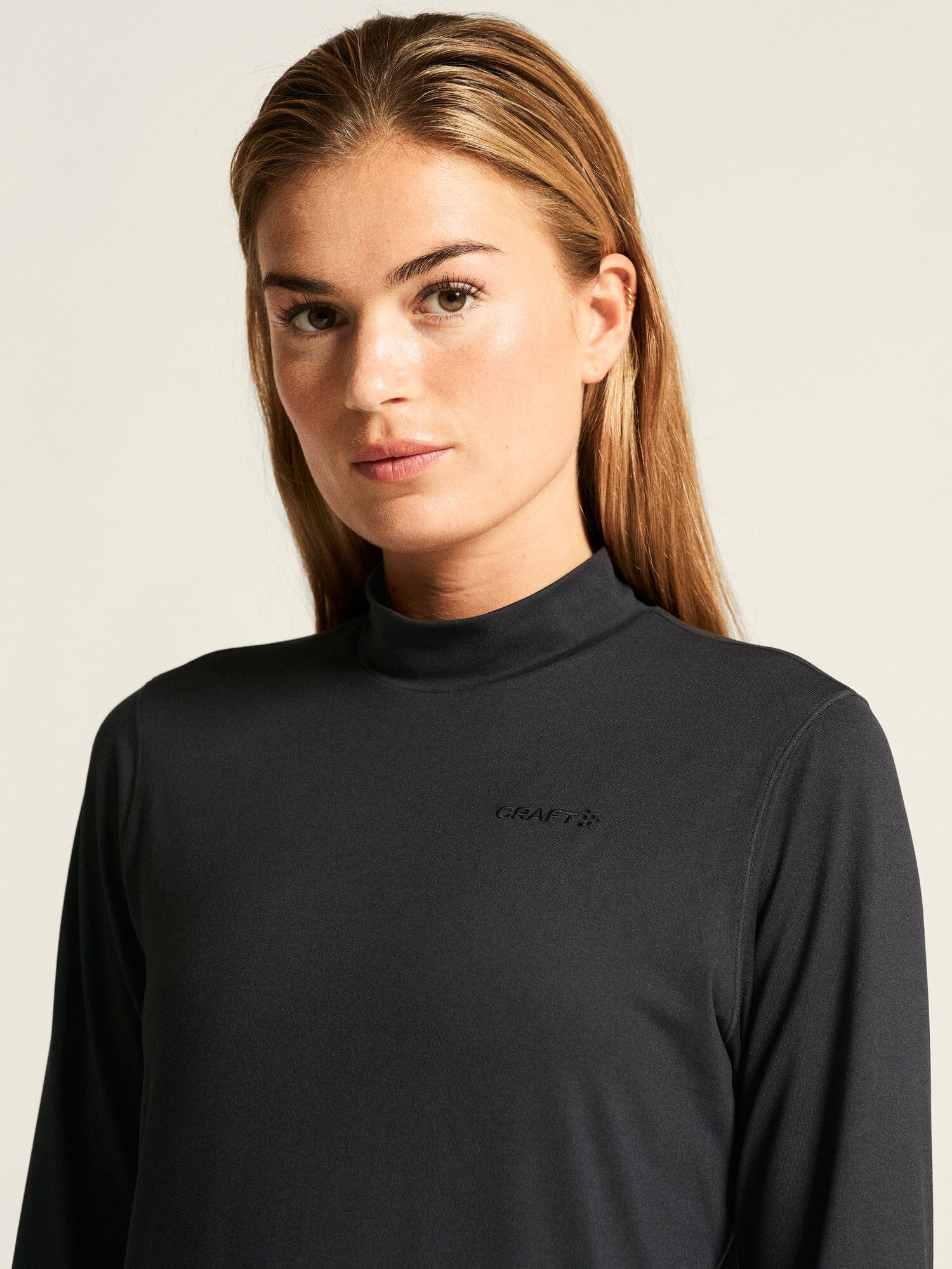 Women's Flow Ms Longsleeve - Black Melange - Image 3