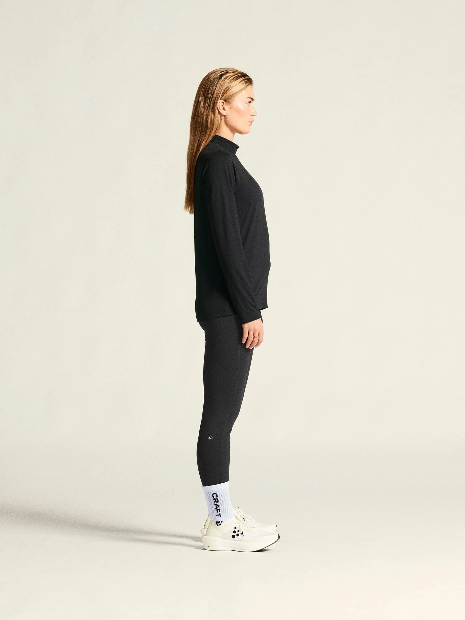 Women's Flow Ms Longsleeve - Black Melange - Image 5