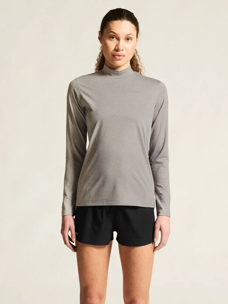 Women's Flow MS Longsleeve - Grey Melange - Image 2