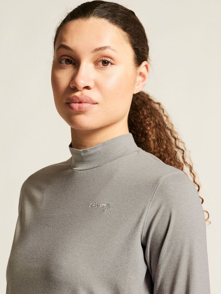 Women's Flow MS Longsleeve - Grey Melange - Image 3