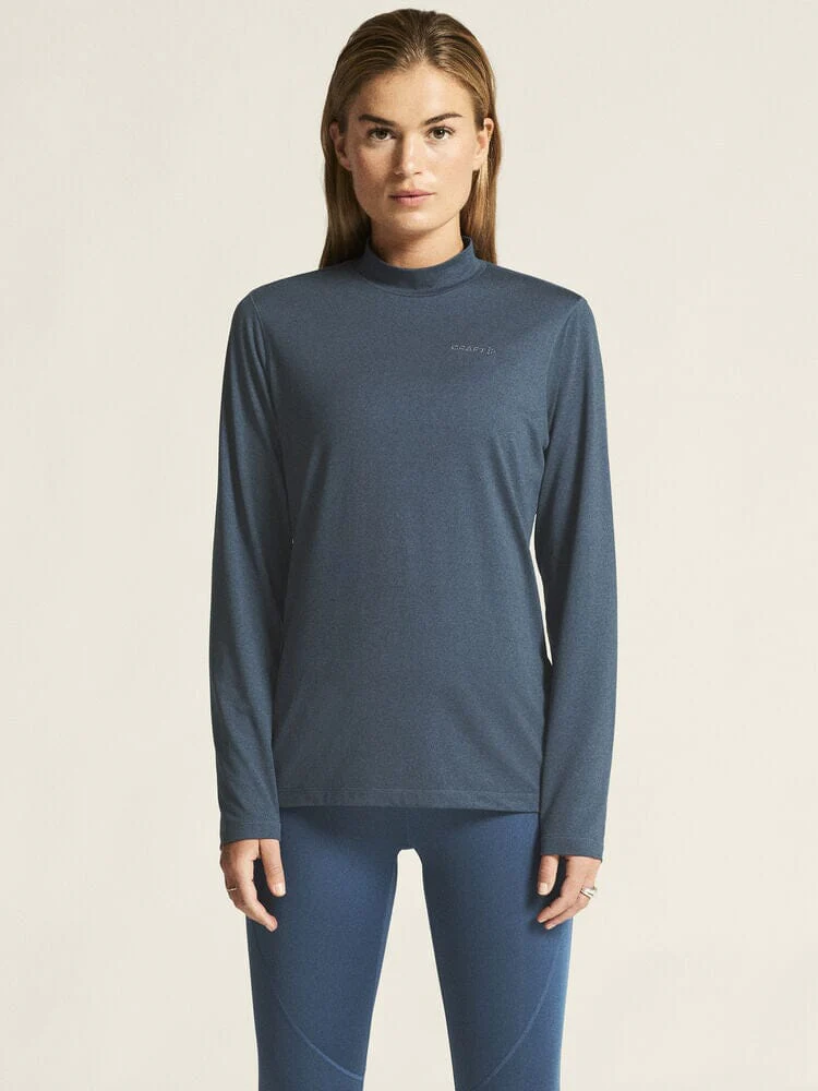 Women's Flow Ms Longsleeve - NORTH/MELANGE - Image 2