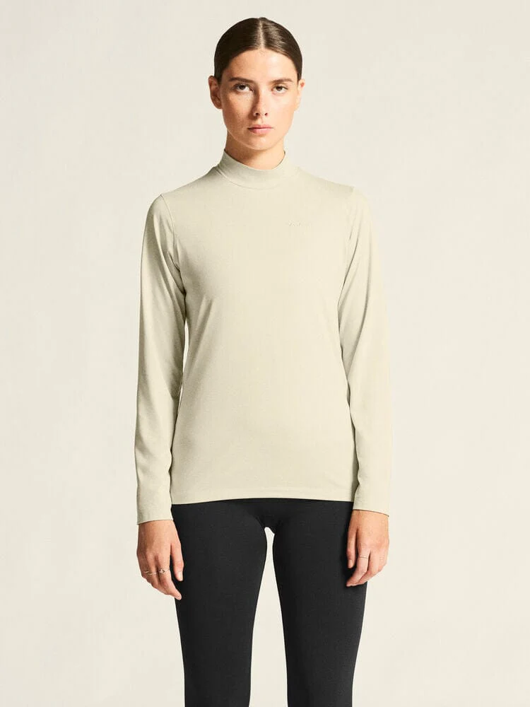 Women's Flow Ms Longsleeve - Plaster/Melange - Image 2