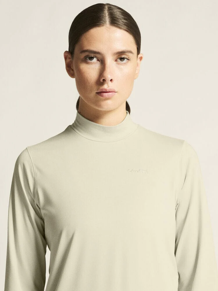 Women's Flow Ms Longsleeve - Plaster/Melange - Image 3