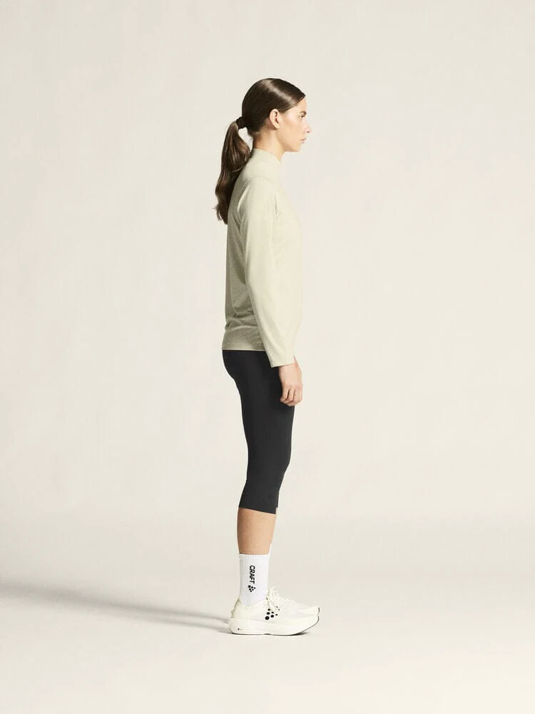Women's Flow Ms Longsleeve - Plaster/Melange - Image 5