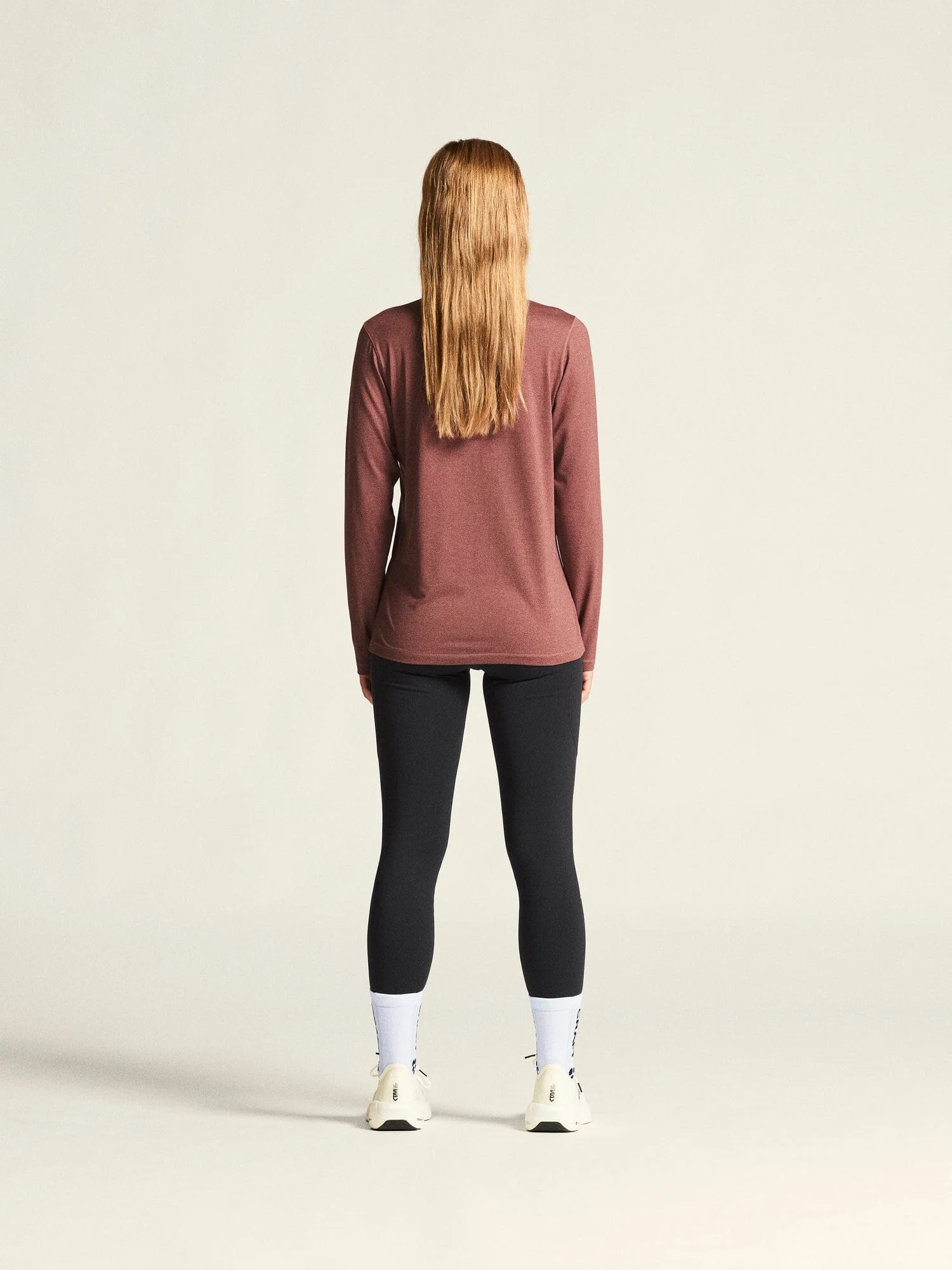 Women's Flow Ms Longsleeve - Rose Brown Melange - Image 6