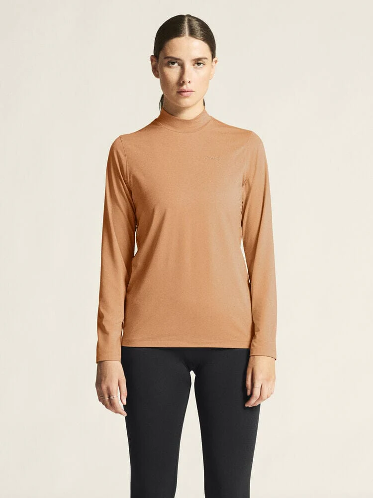 Women's Flow Ms Longsleeve - SYRUP/MELANGE - Image 2