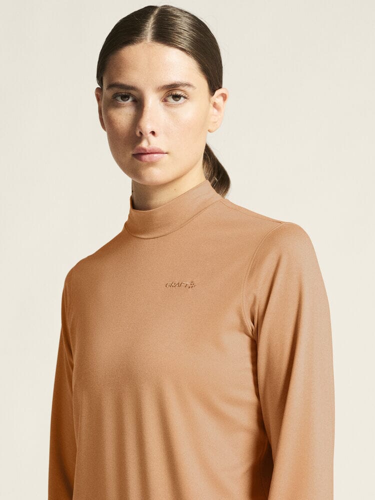 Women's Flow Ms Longsleeve - SYRUP/MELANGE - Image 3