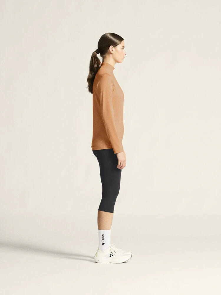 Women's Flow Ms Longsleeve - SYRUP/MELANGE - Image 5