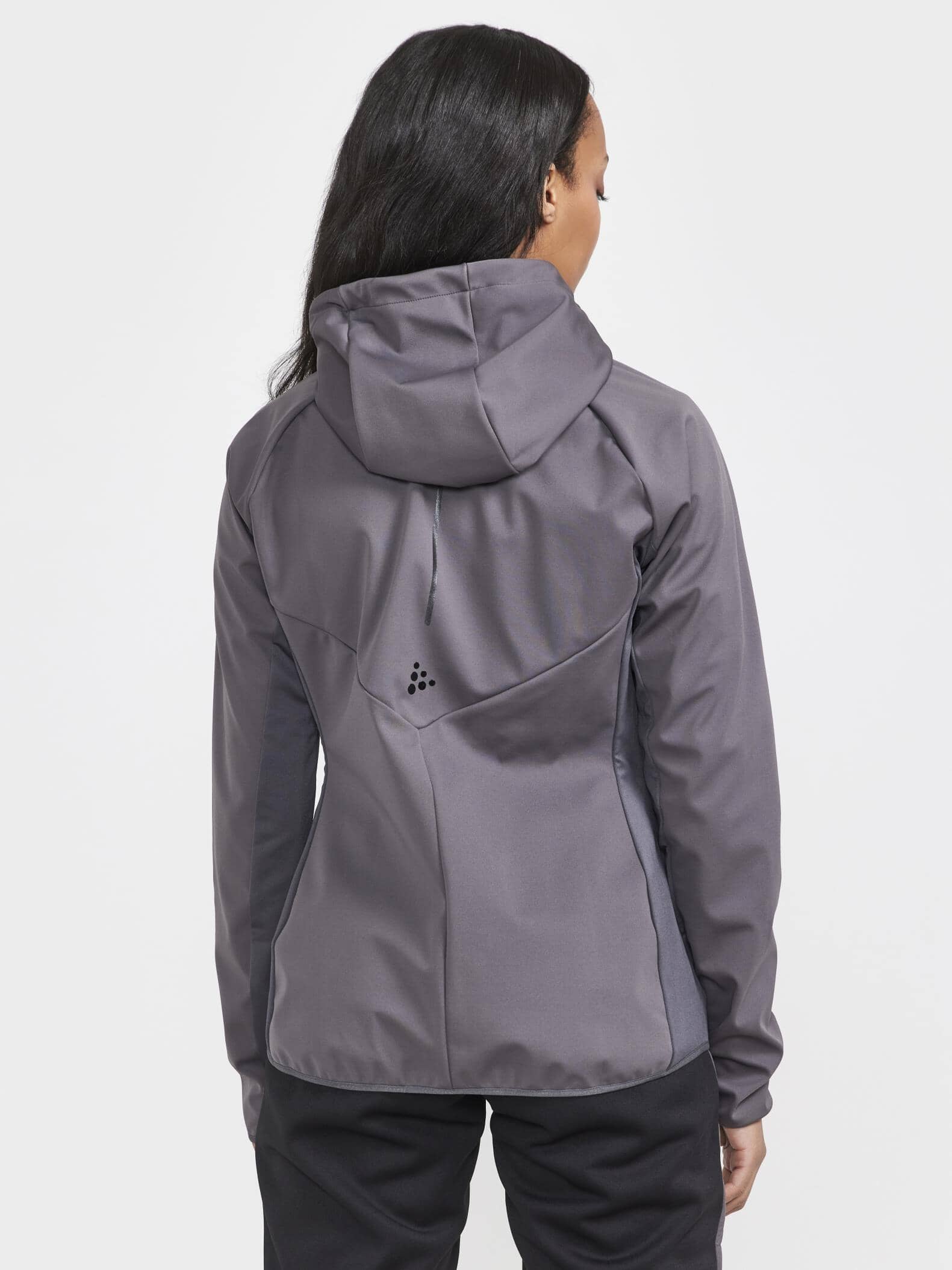 Women's Glide  Hood Jacket - GRANITE/ASH - Image 3