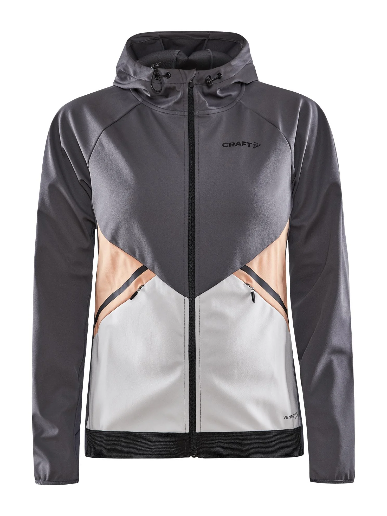 Women's Glide  Hood Jacket - GRANITE/ASH - Image 6