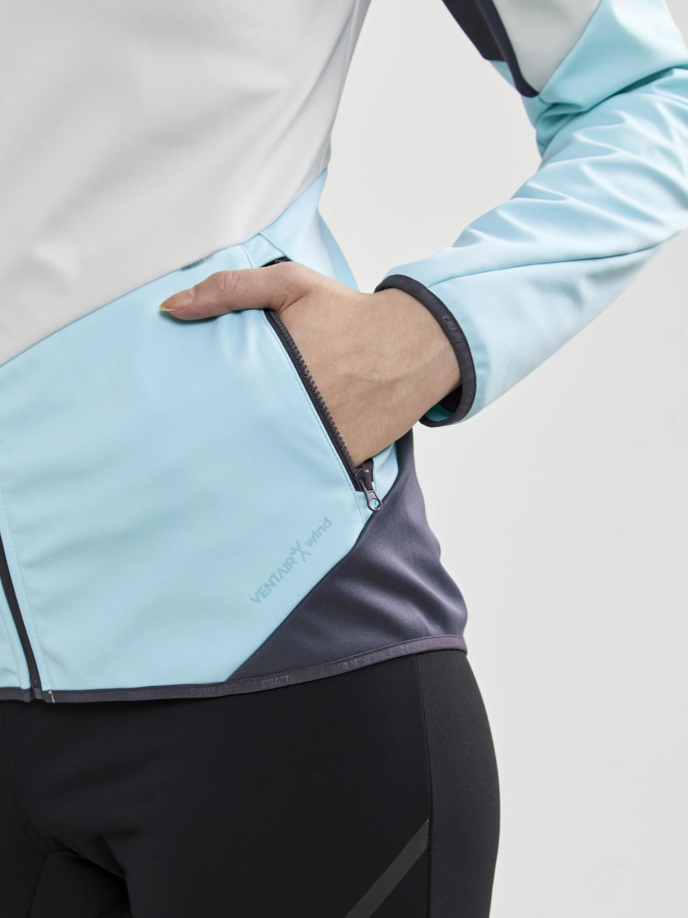 Women's Glide Jacket - ASH/AREA - Image 4