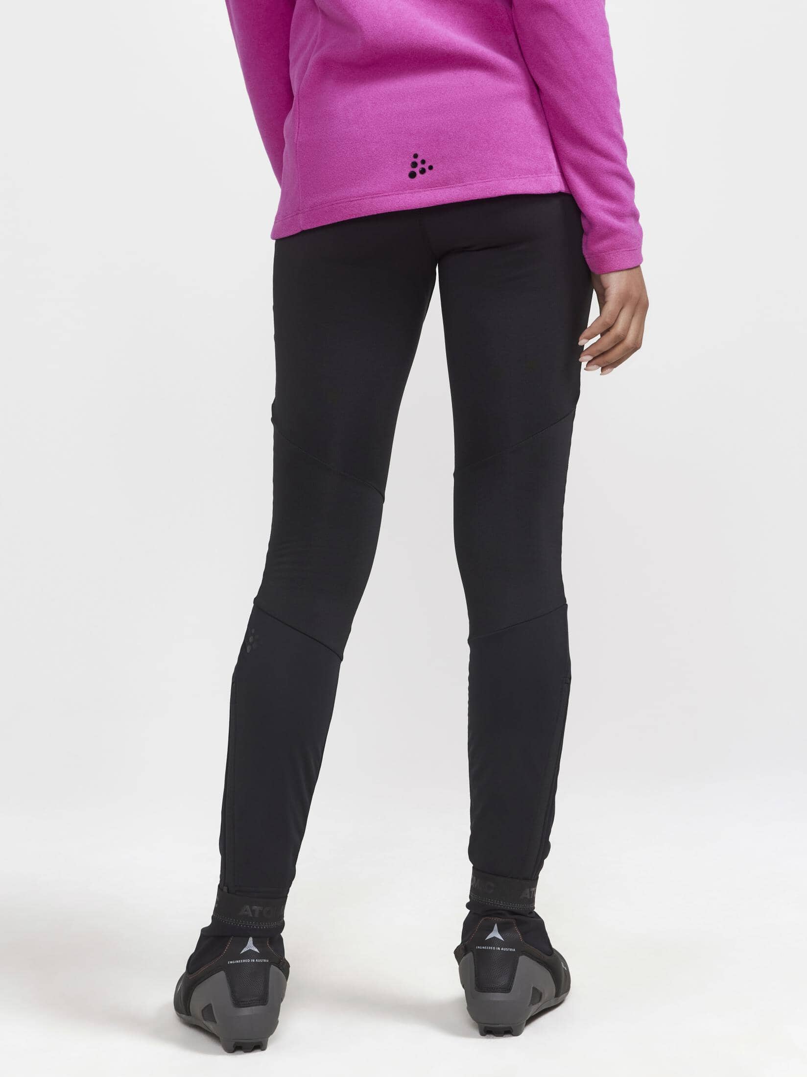 Women's Glide Wind XC Tights - BLACK-SLATE - Image 2