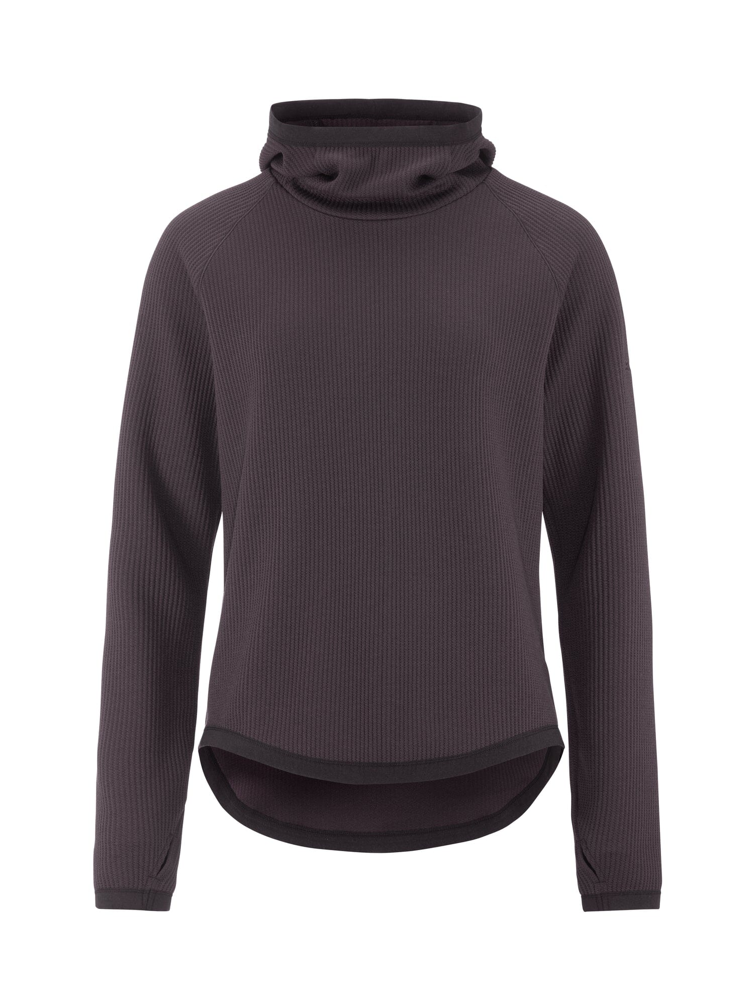 Women's Grid Hood - DK PLUM - Image 8