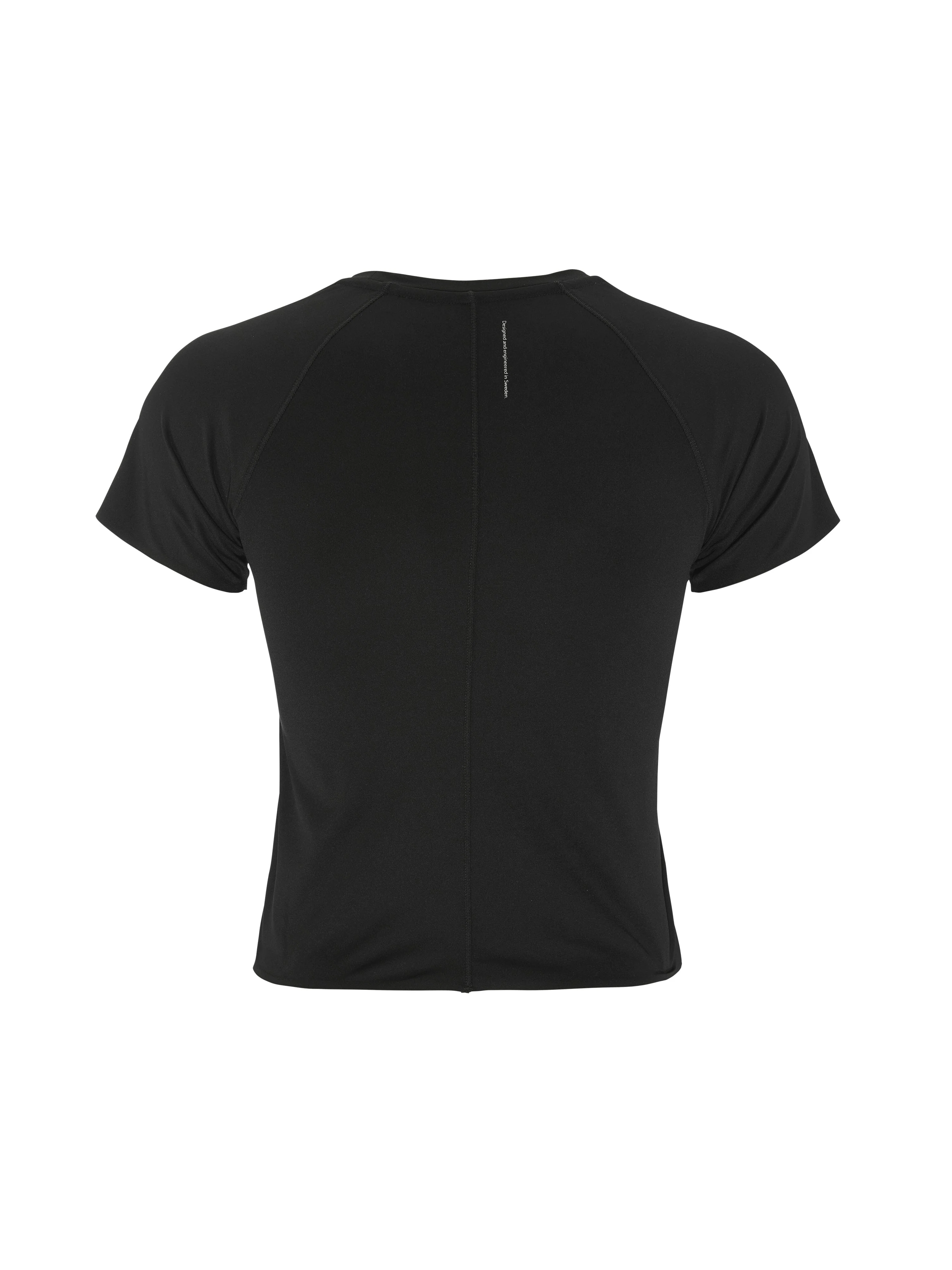 Women's Hypervent Cropped Tee - Black - Image 8