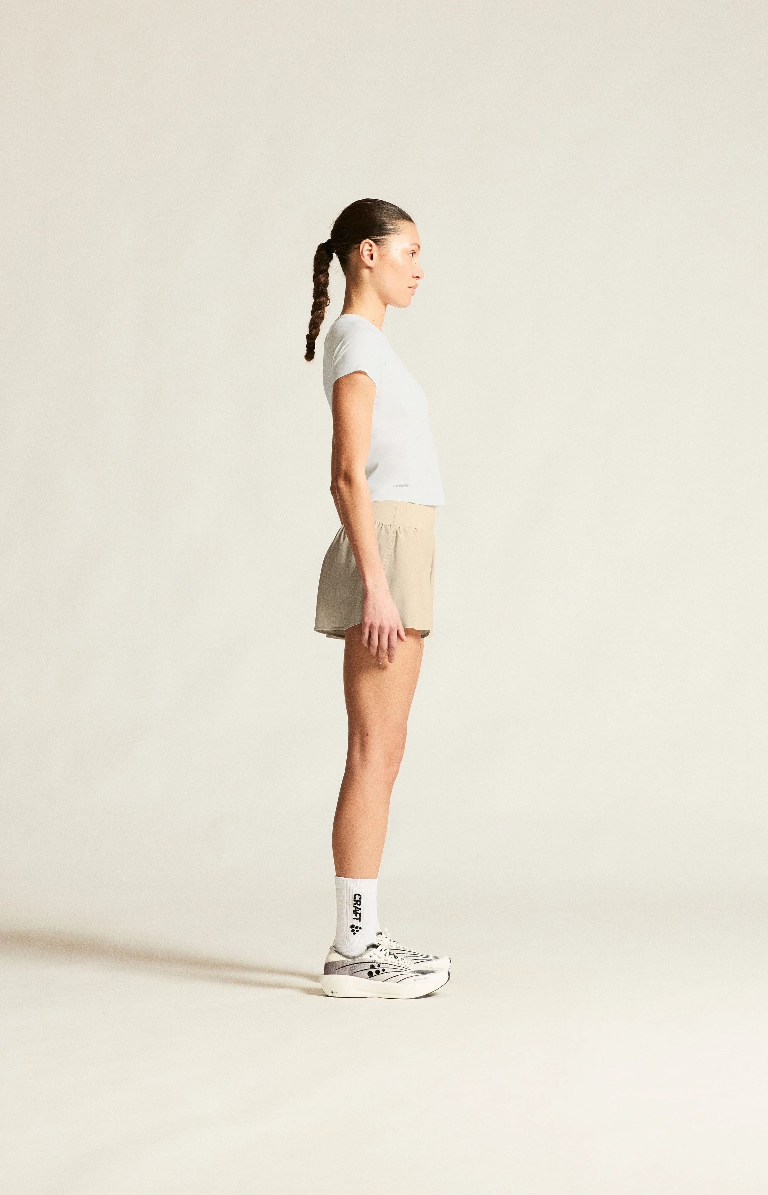 Women's Hypervent Cropped Tee - White - Image 5