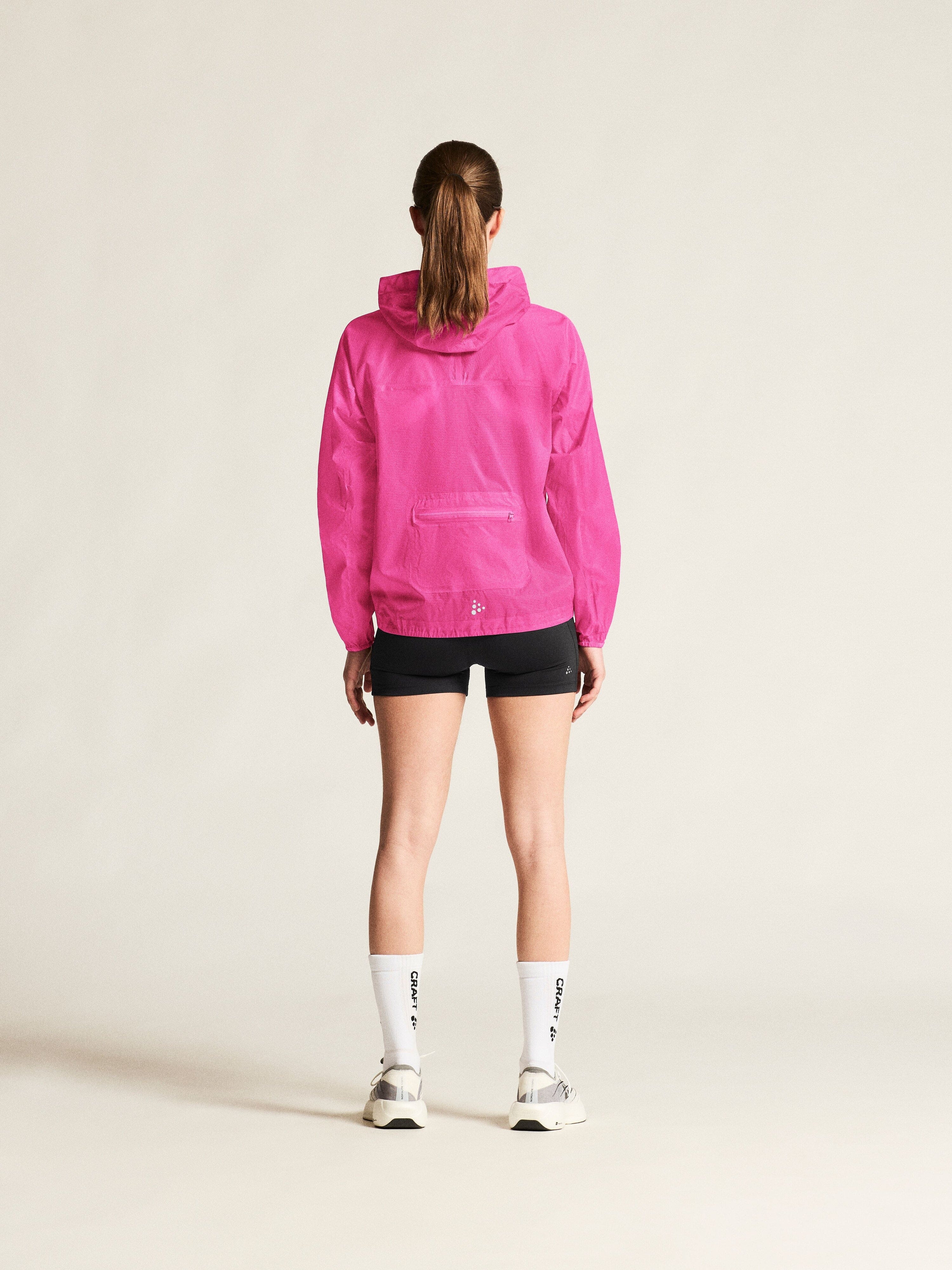 Women's Hypervent Light Wind Jacket - Magenta - Image 7