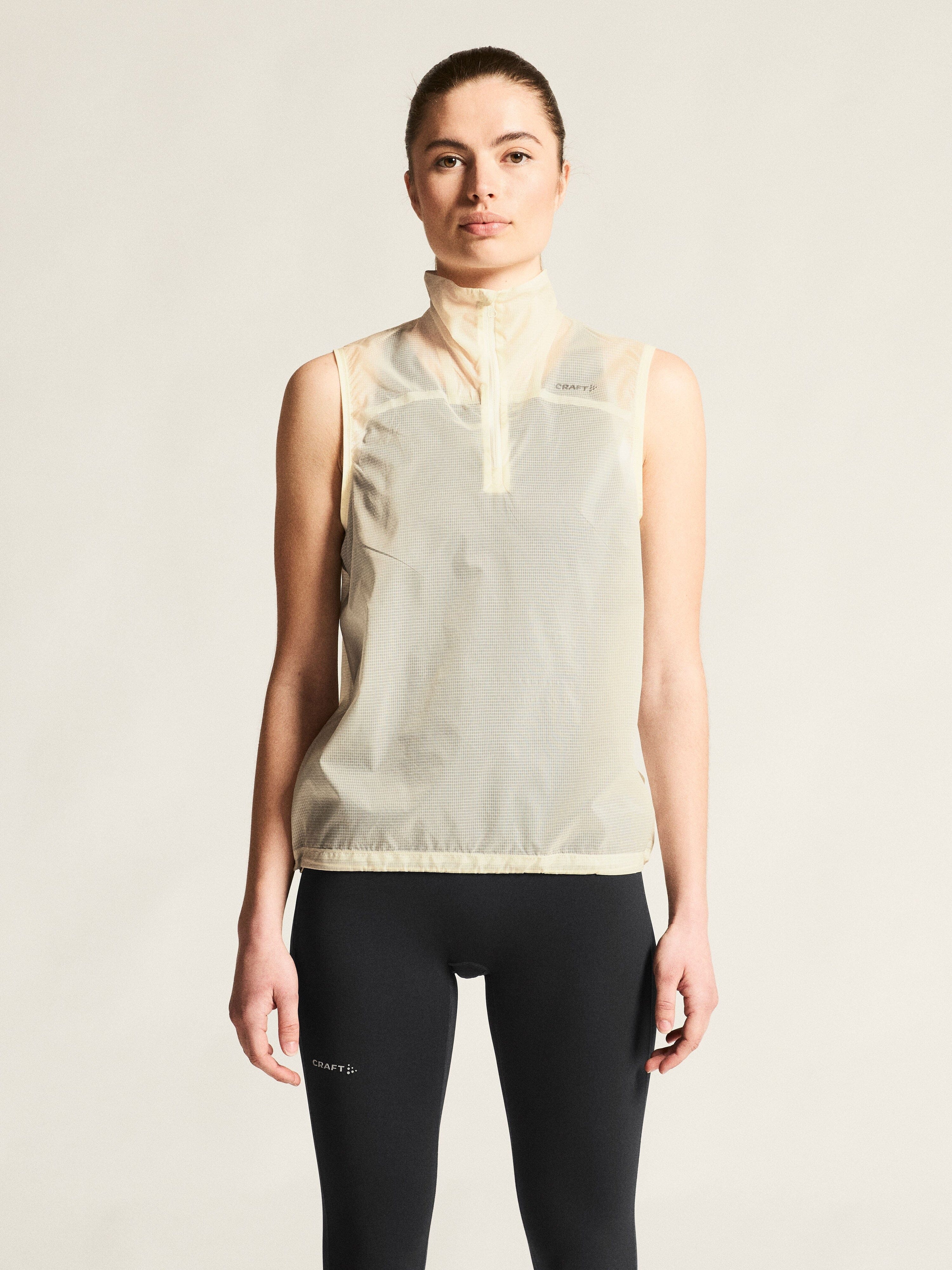 Women's Hypervent Light Wind Vest - Tofu - Image 2