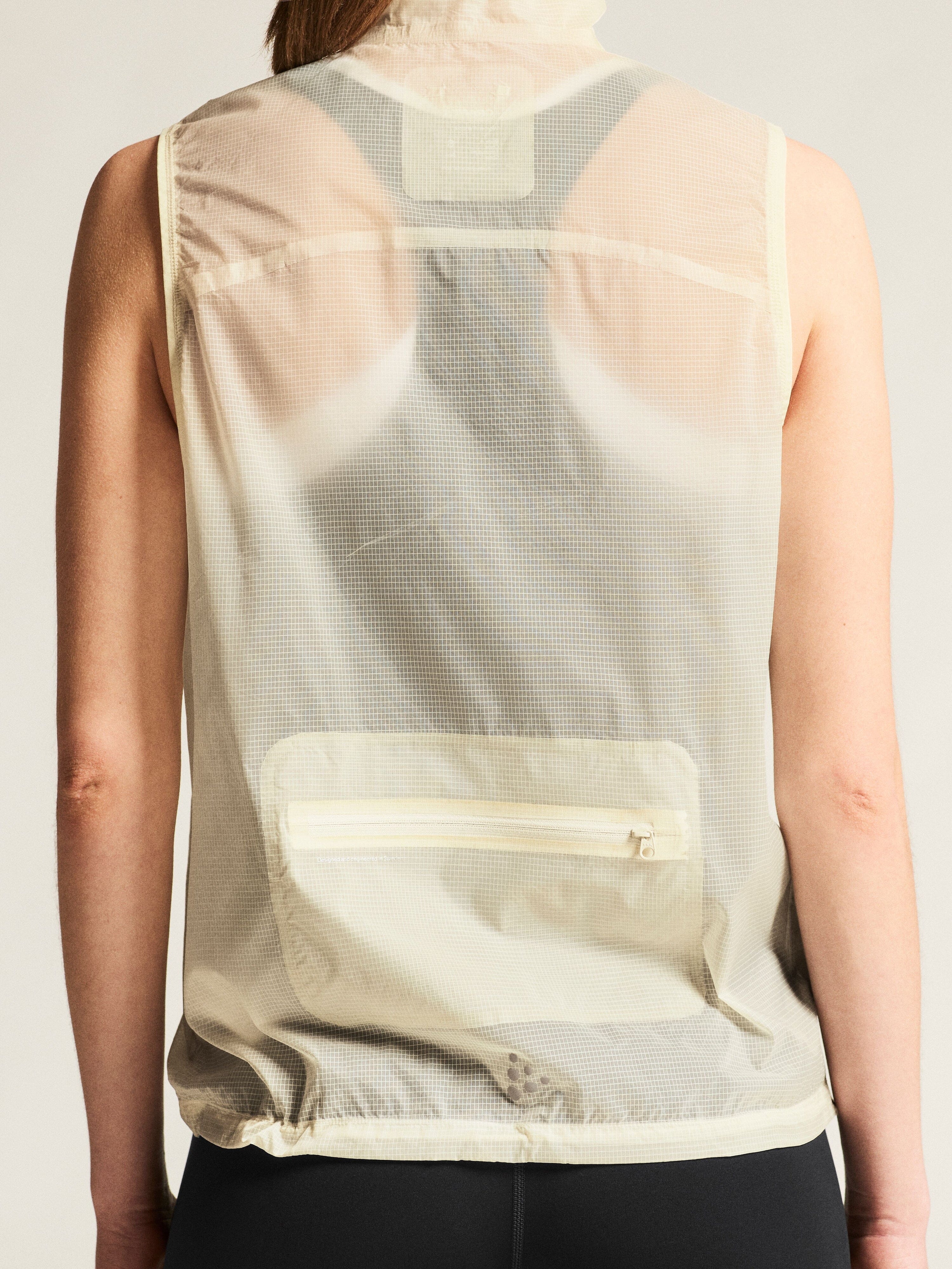 Women's Hypervent Light Wind Vest - Tofu - Image 4