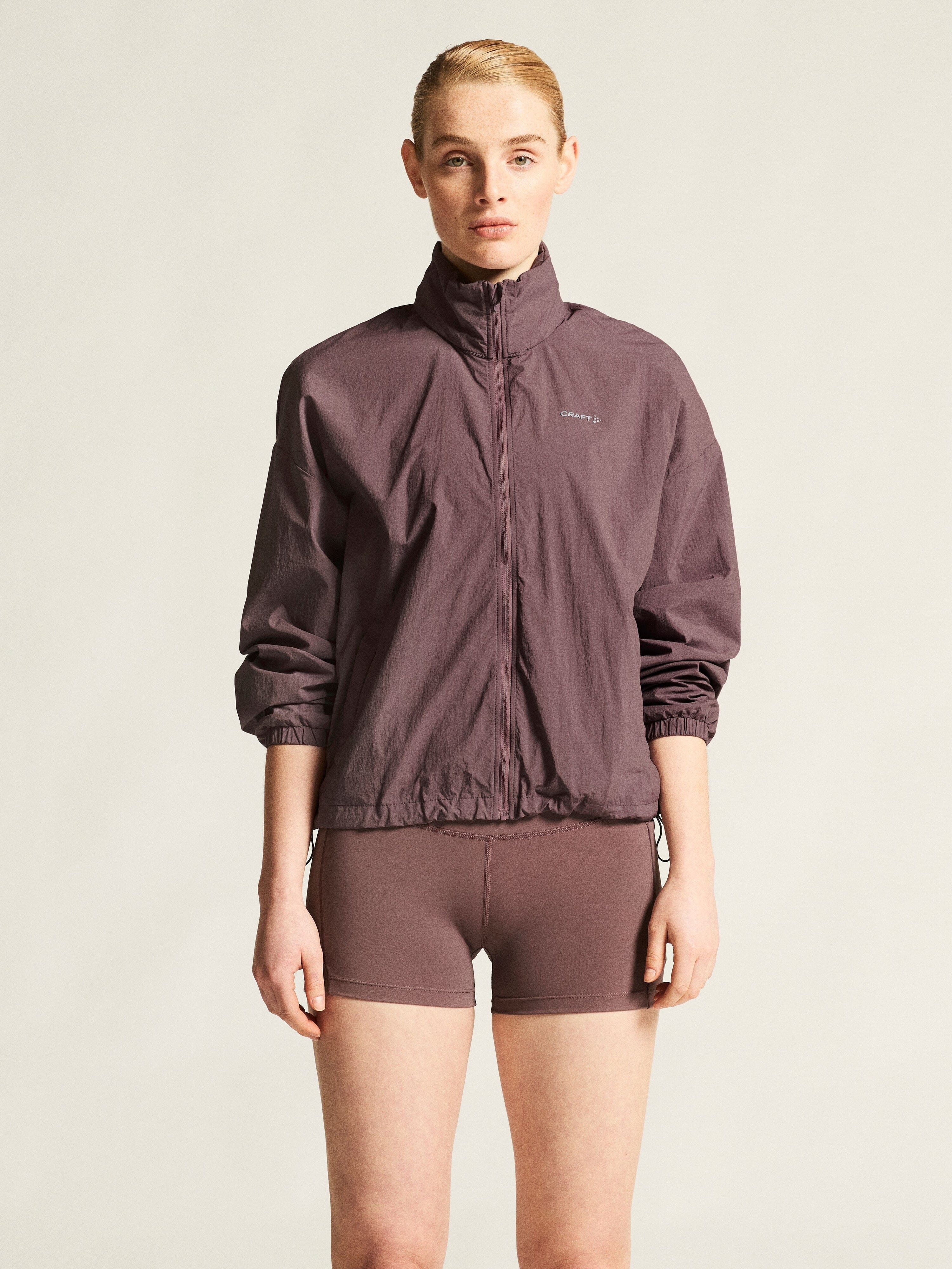 Women's Hypervent Oversized Wind Jacket - Flint - Image 2