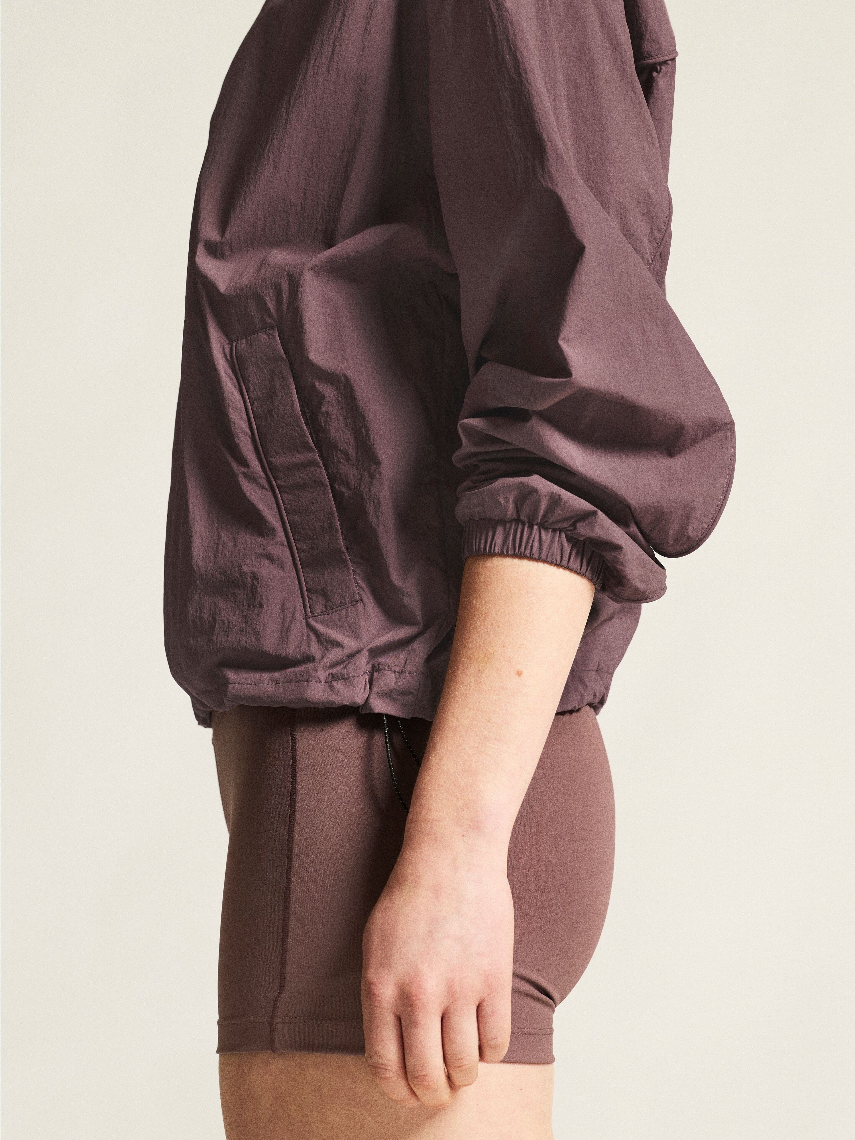 Women's Hypervent Oversized Wind Jacket - Flint - Image 4