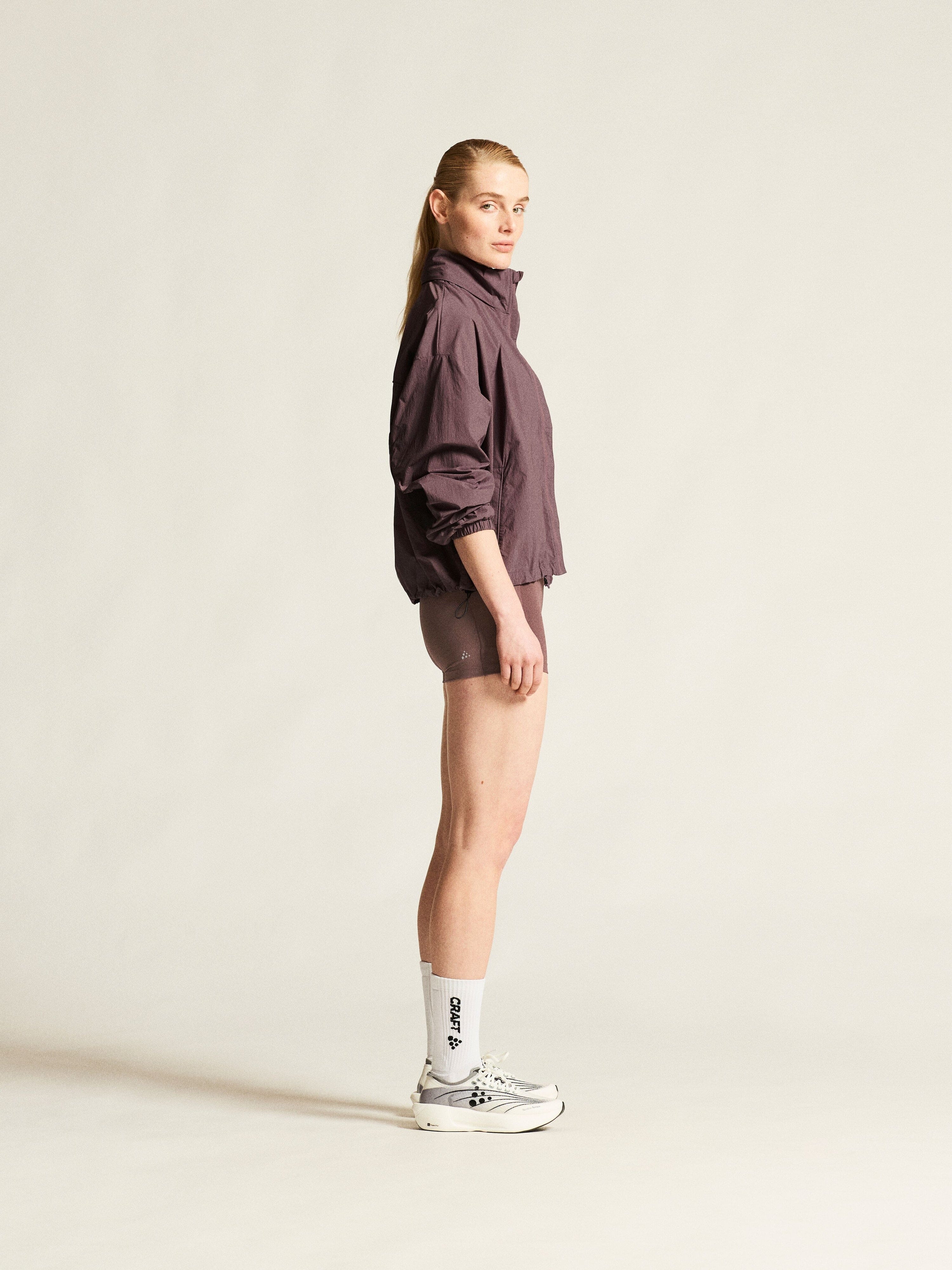 Women's Hypervent Oversized Wind Jacket - Flint - Image 8