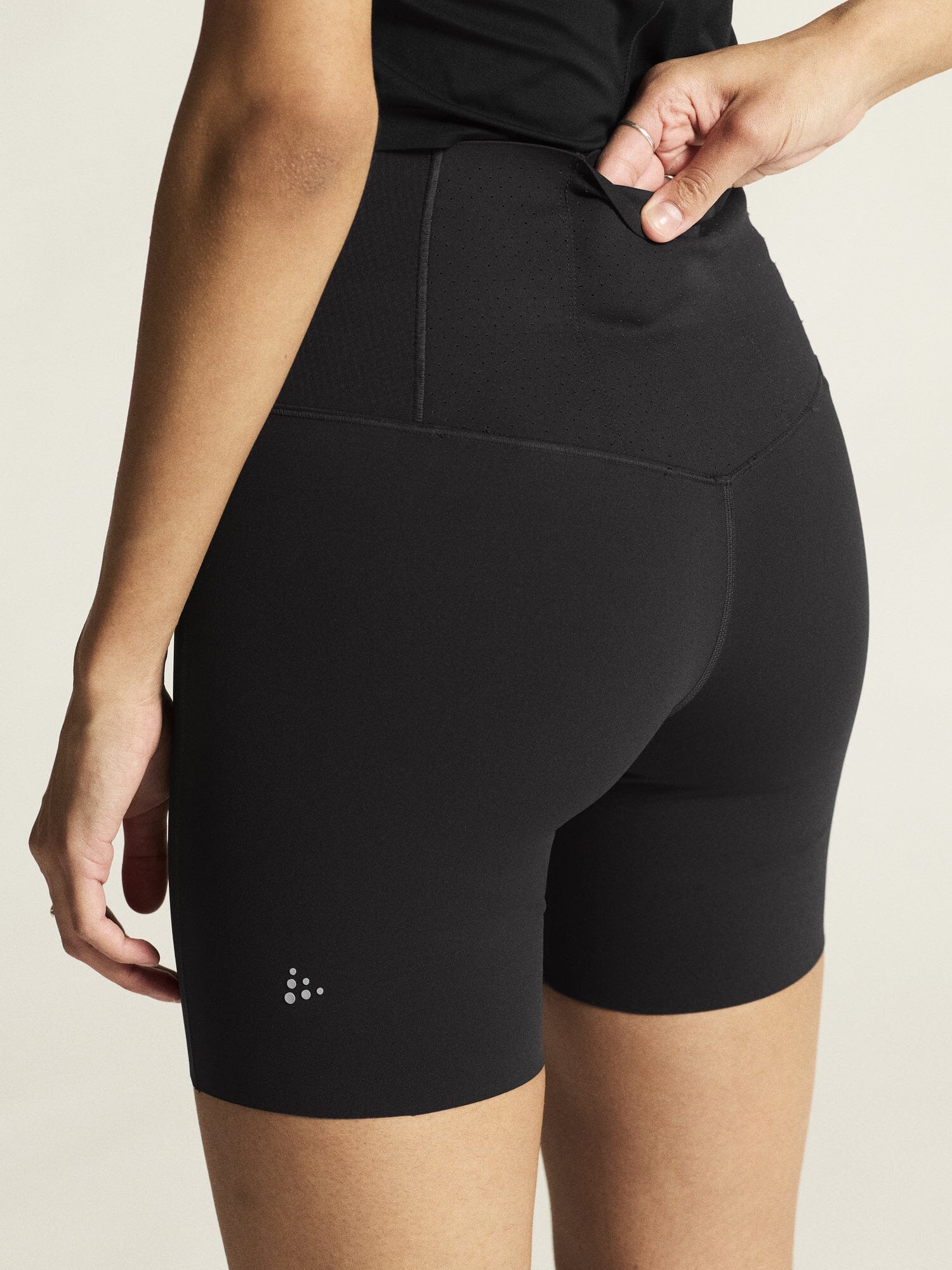 Women's Hypervent Short Tights - Black - Image 5