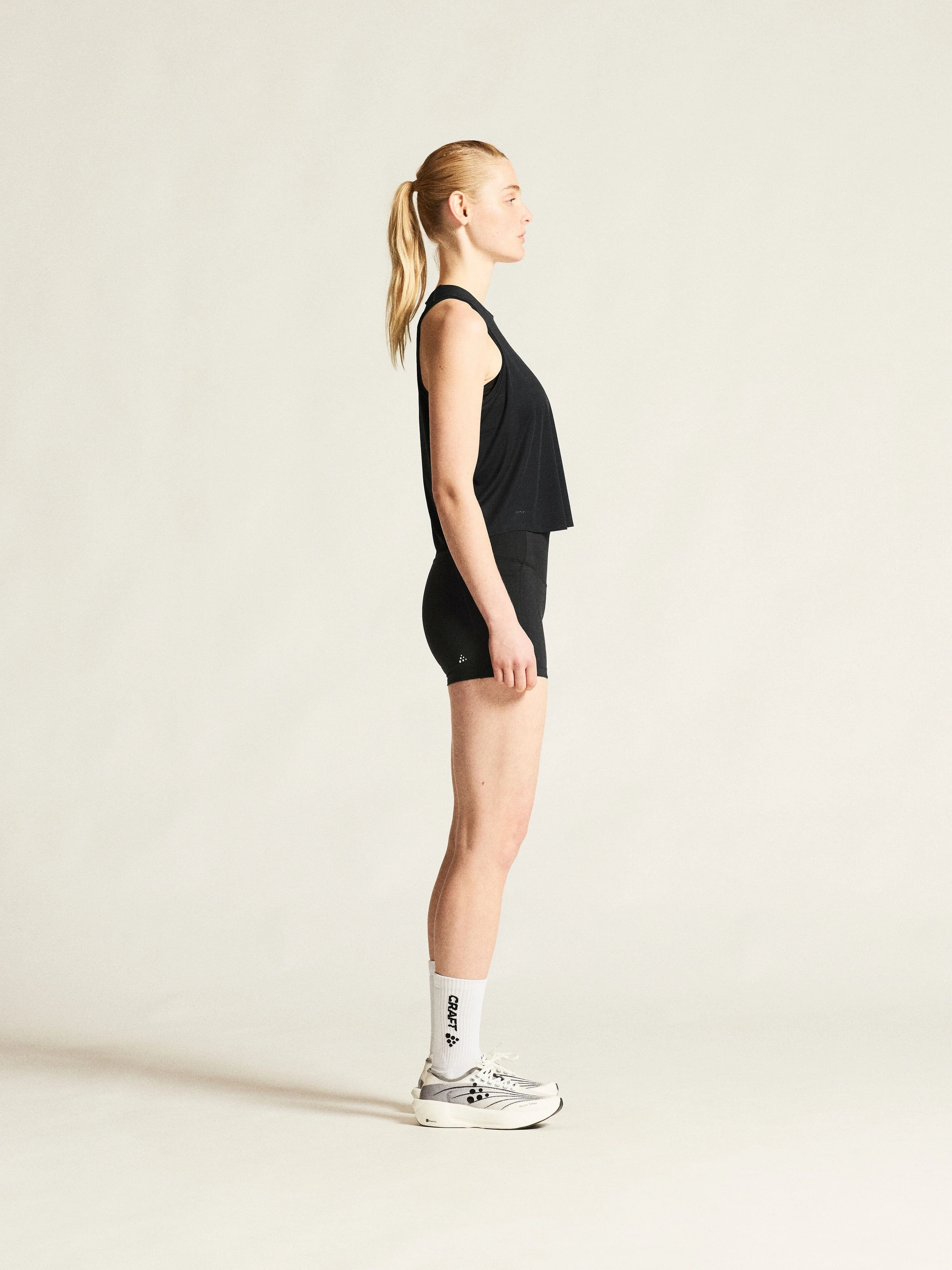 Women's Hypervent Singlet - Black - Image 6