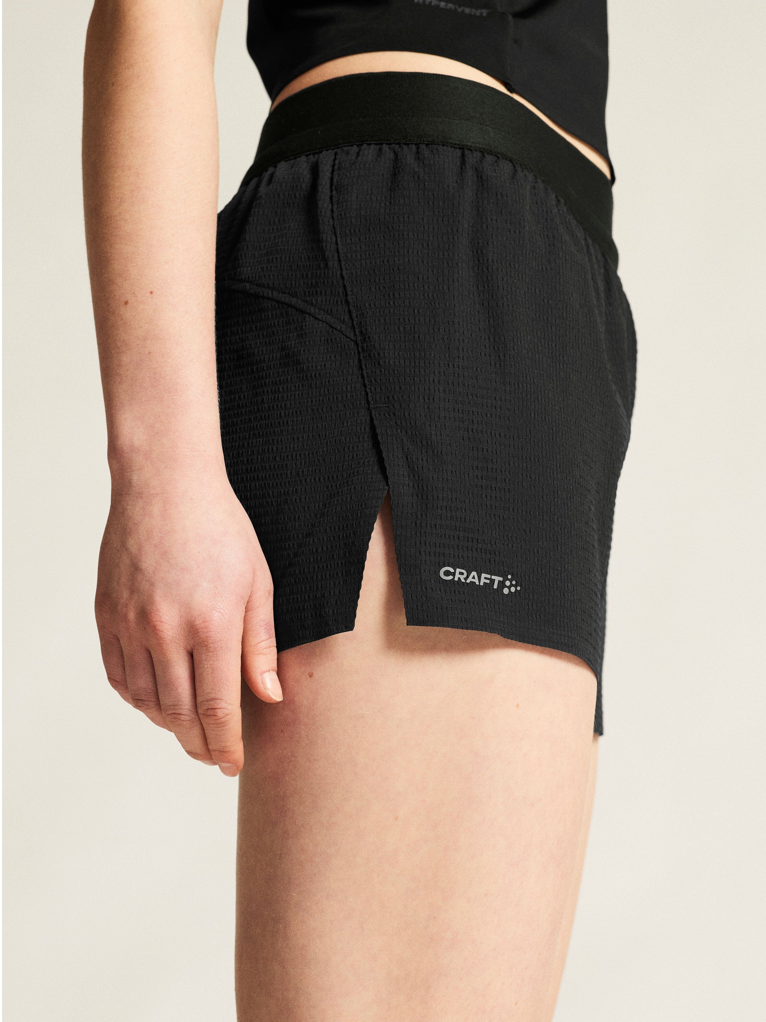 Women's Hypervent Structure Shorts - Black - Image 3