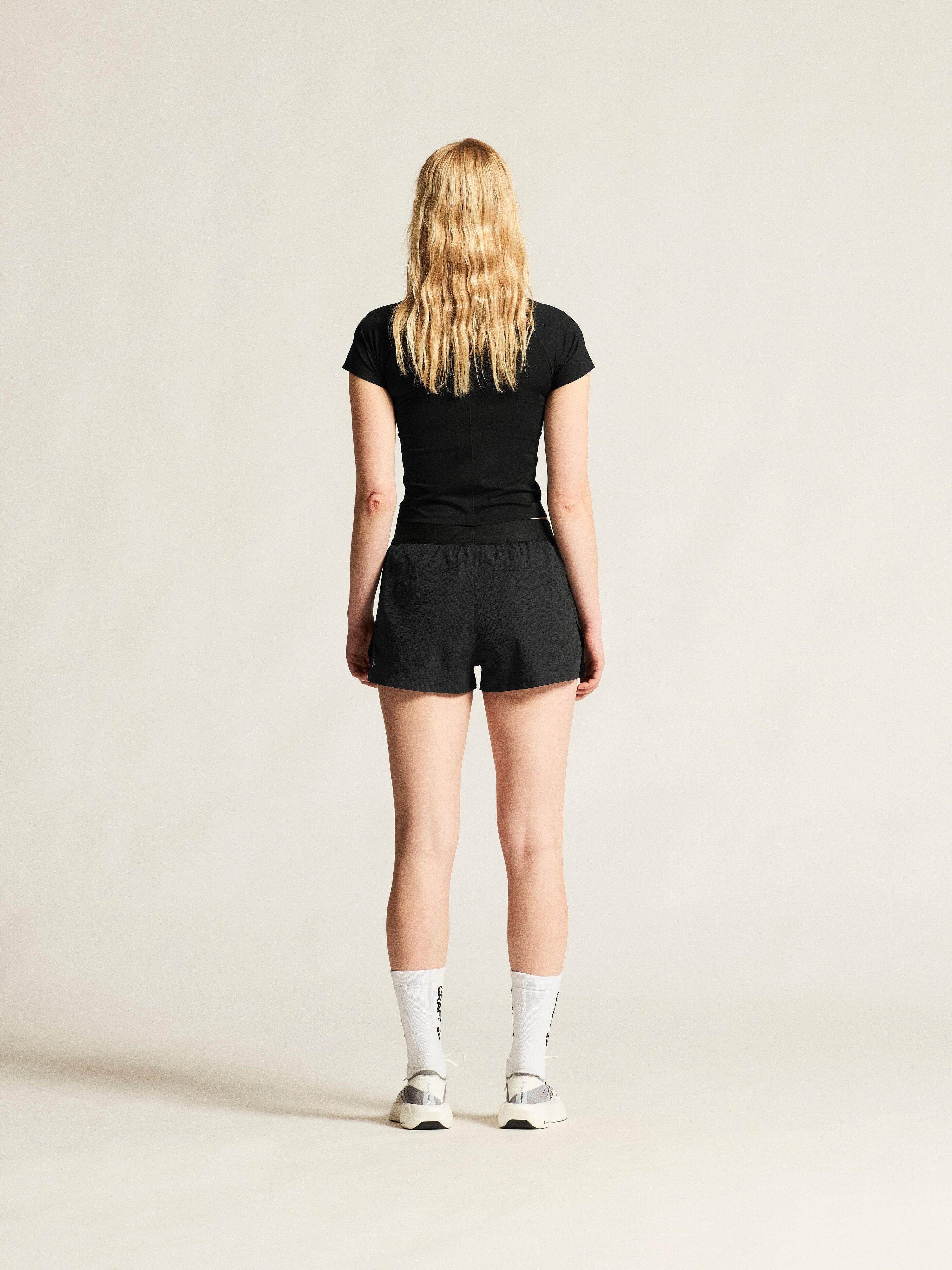 Women's Hypervent Structure Shorts - Black - Image 6