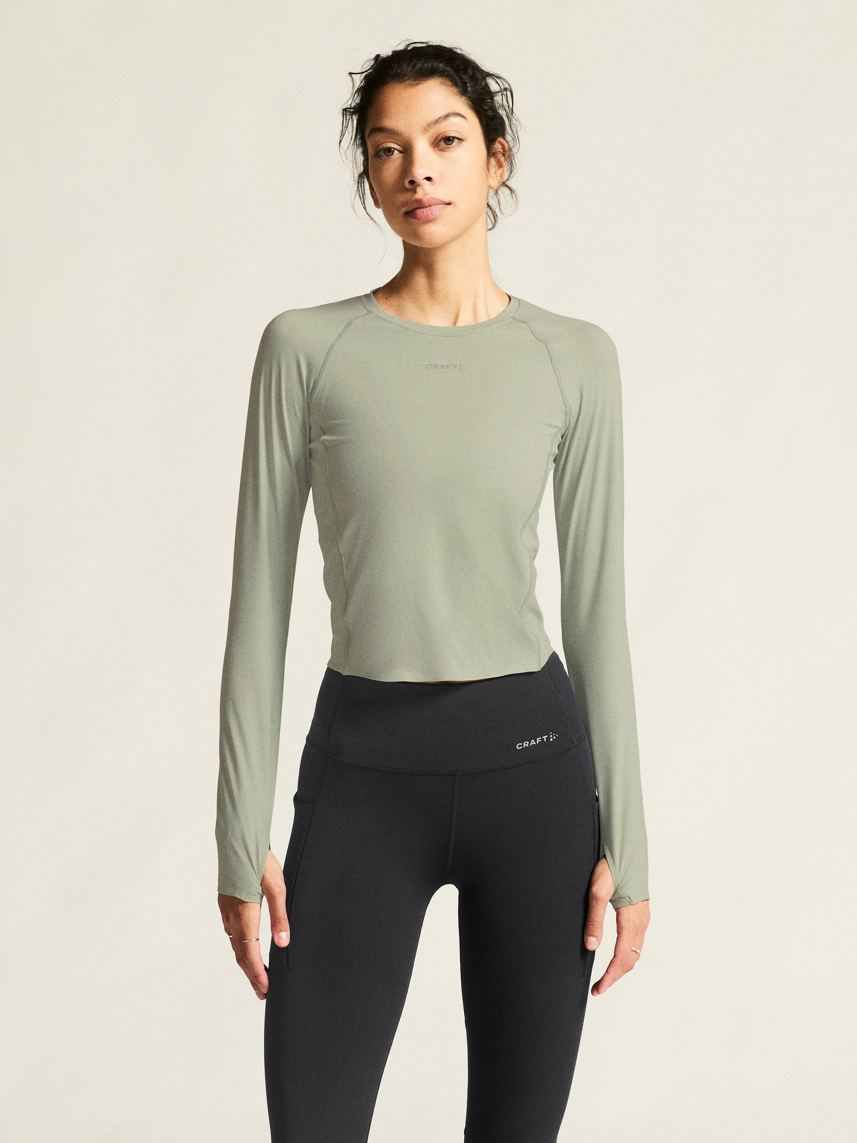 Women's Hypervent Tight Longsleeve - Pigeon - Image 2