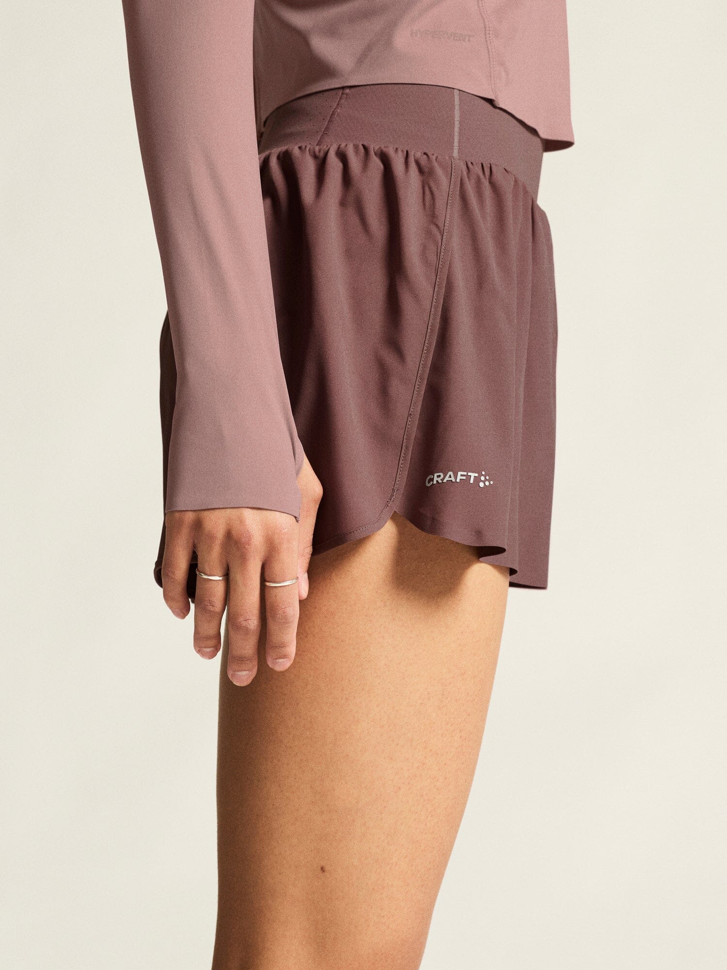 Women's Hypervent Wide Shorts - Flint - Image 3