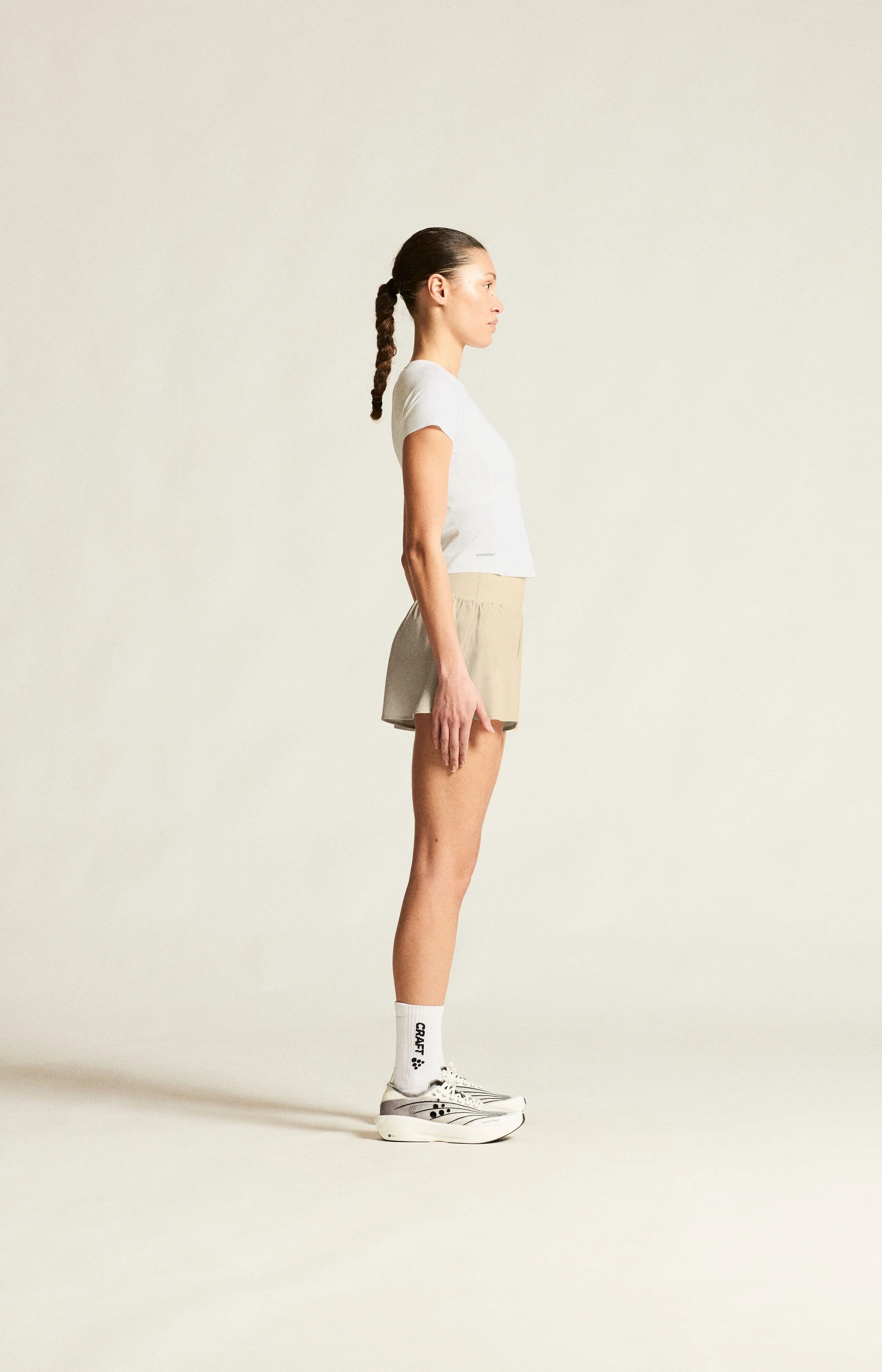 Women's Hypervent Wide Shorts - Plaster - Image 6