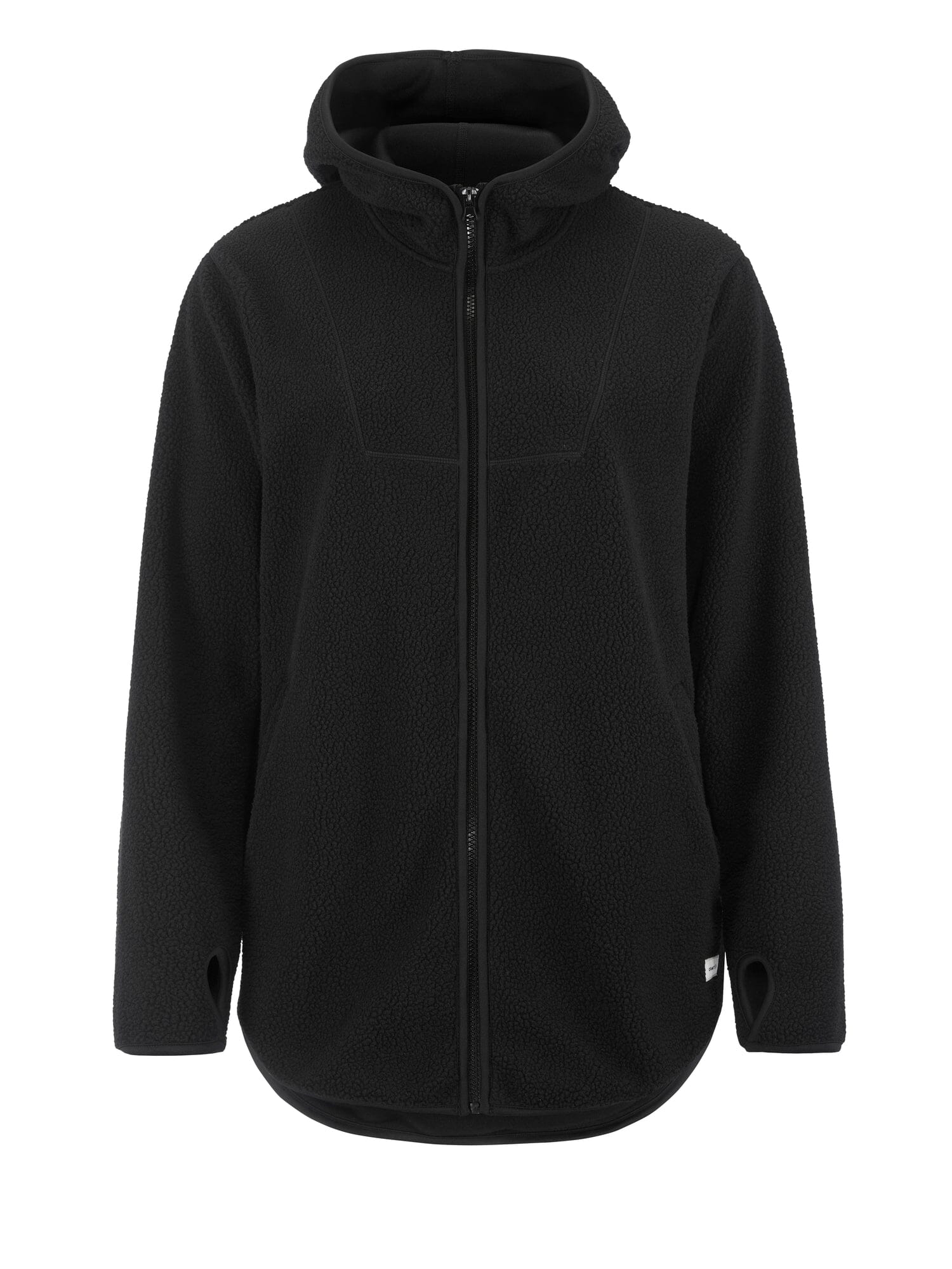 Women's Join Pile Fleece Full-Zip Hood - Black