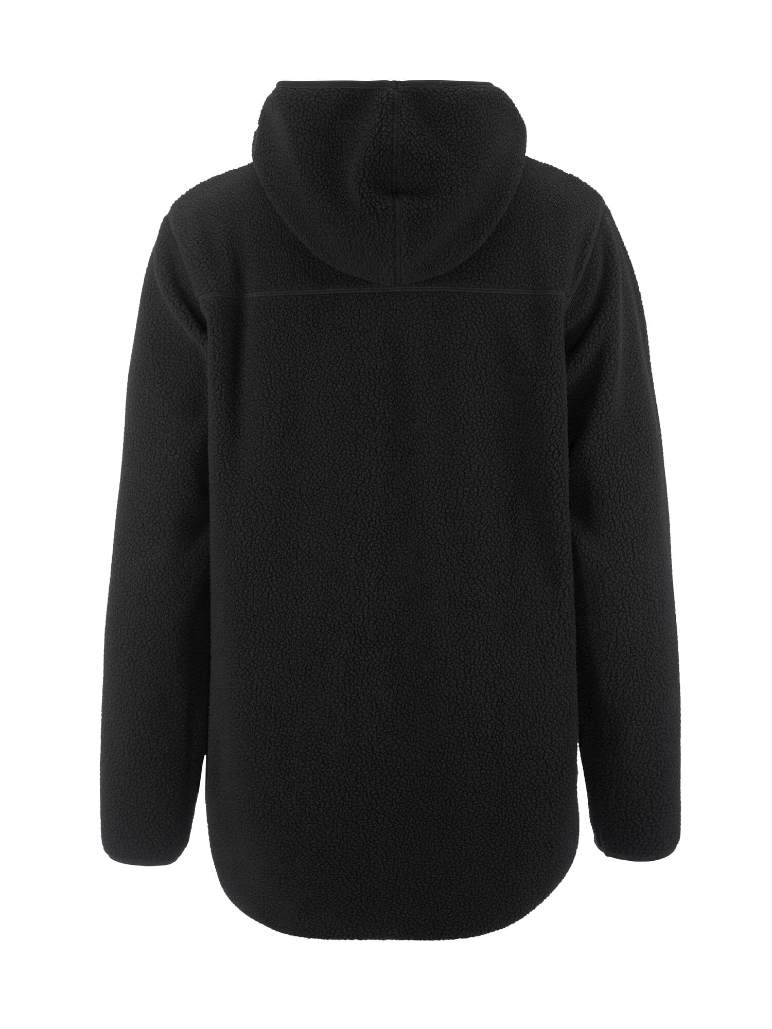 Women's Join Pile Fleece Full-Zip Hood - Black - Image 4