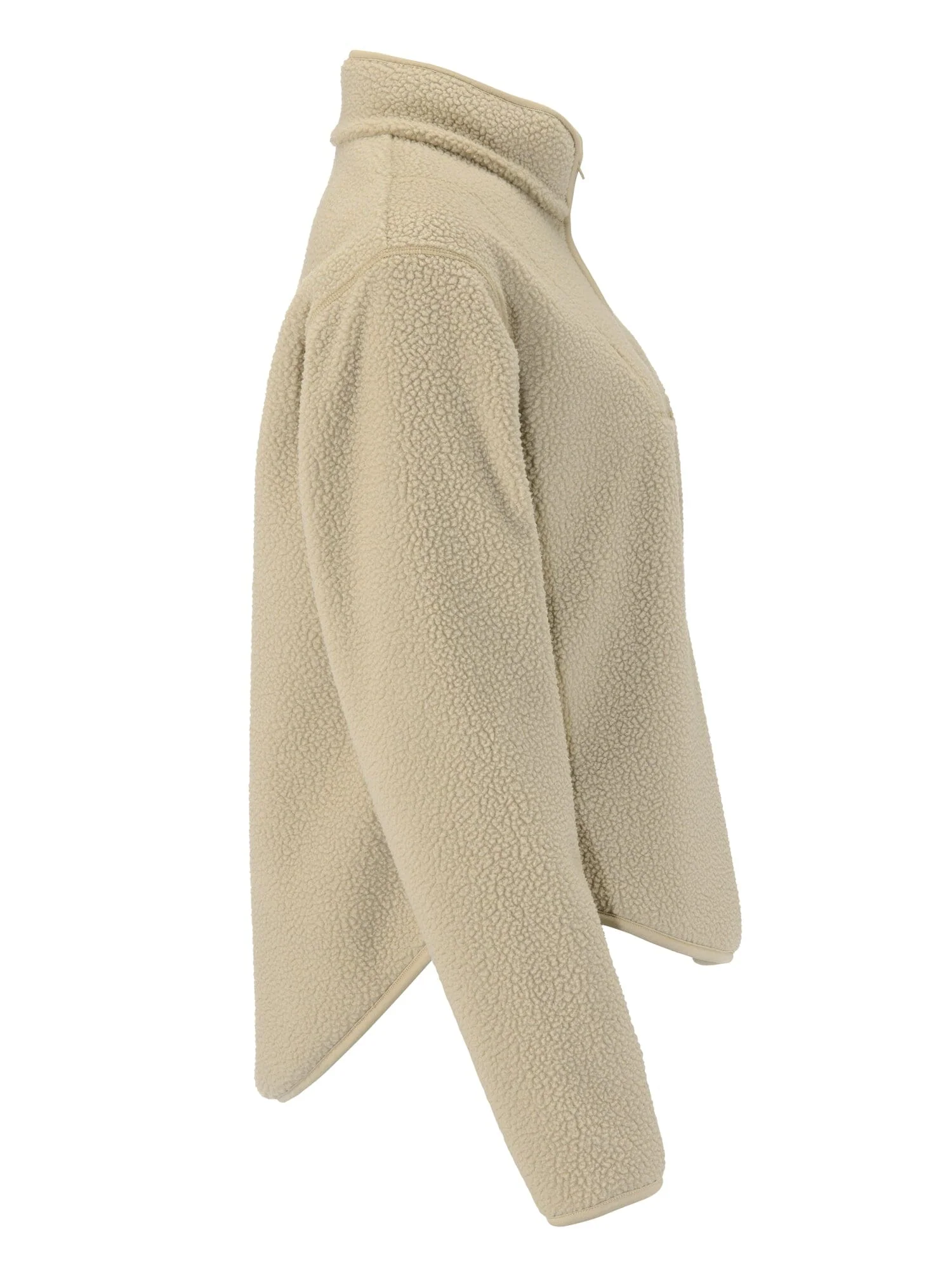 Women's Join Pile Fleece Half-Zip - Hay - Image 10