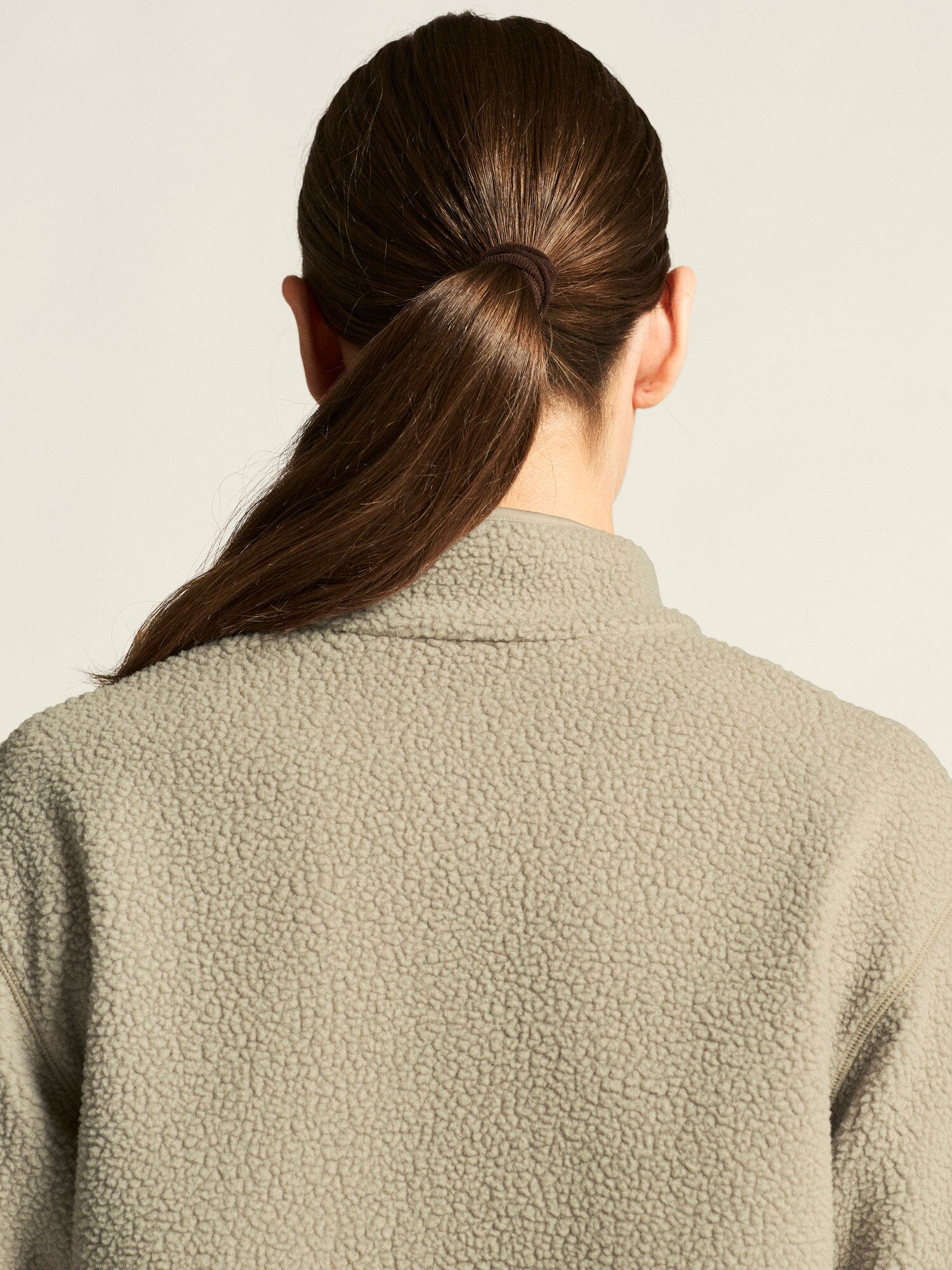 Women's Join Pile Fleece Half-Zip - Hay - Image 5
