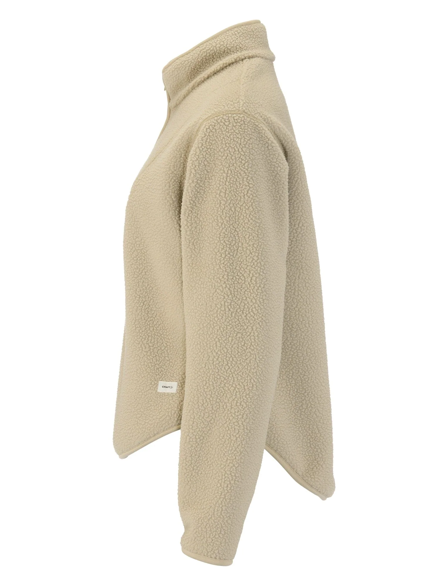 Women's Join Pile Fleece Half-Zip - Hay - Image 9