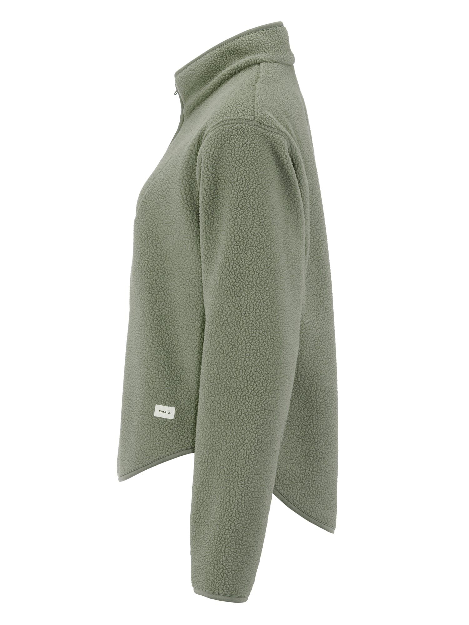 Women's Join Pile Fleece Half-Zip - Leaf - Image 3