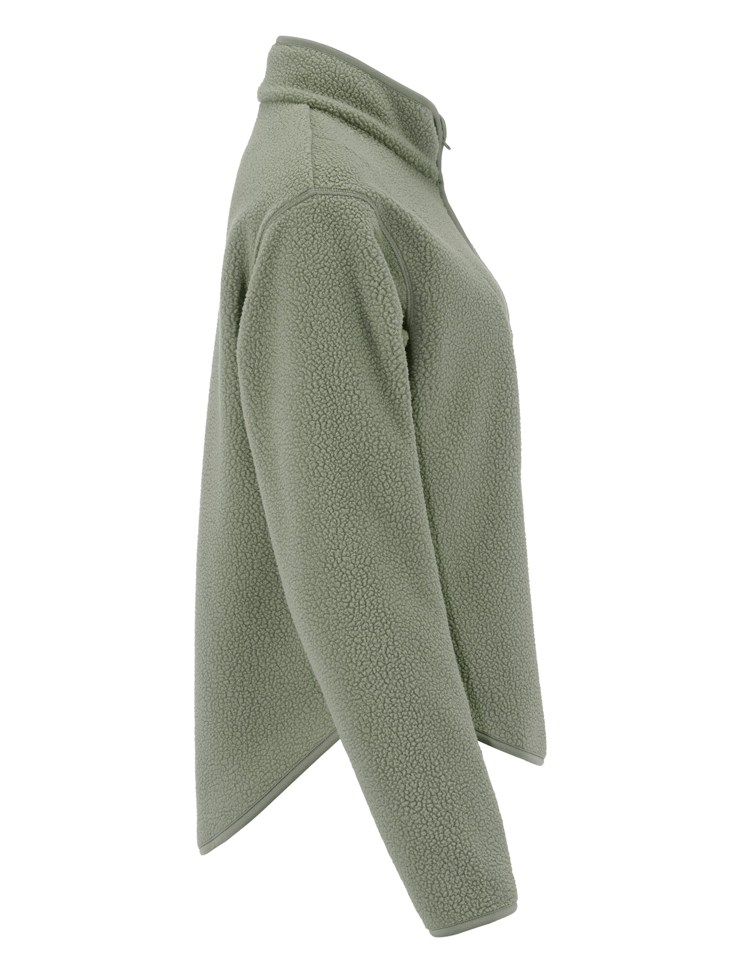 Women's Join Pile Fleece Half-Zip - Leaf - Image 4